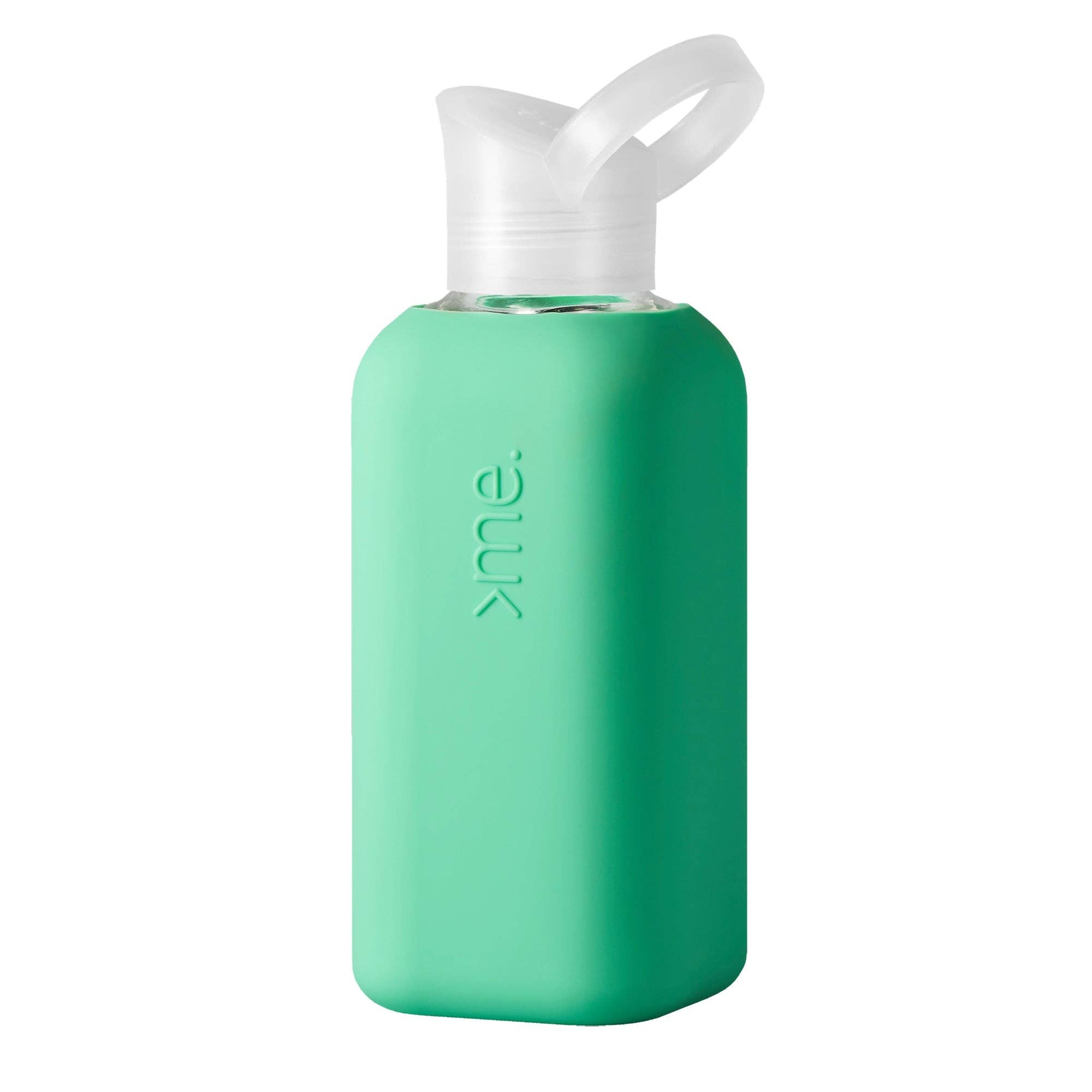 Squireme - Glass Bottle with Silicone Sleeve: Yellow