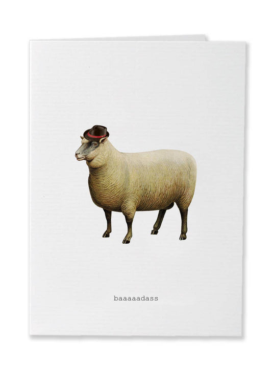 BAAADASS GREETING CARD