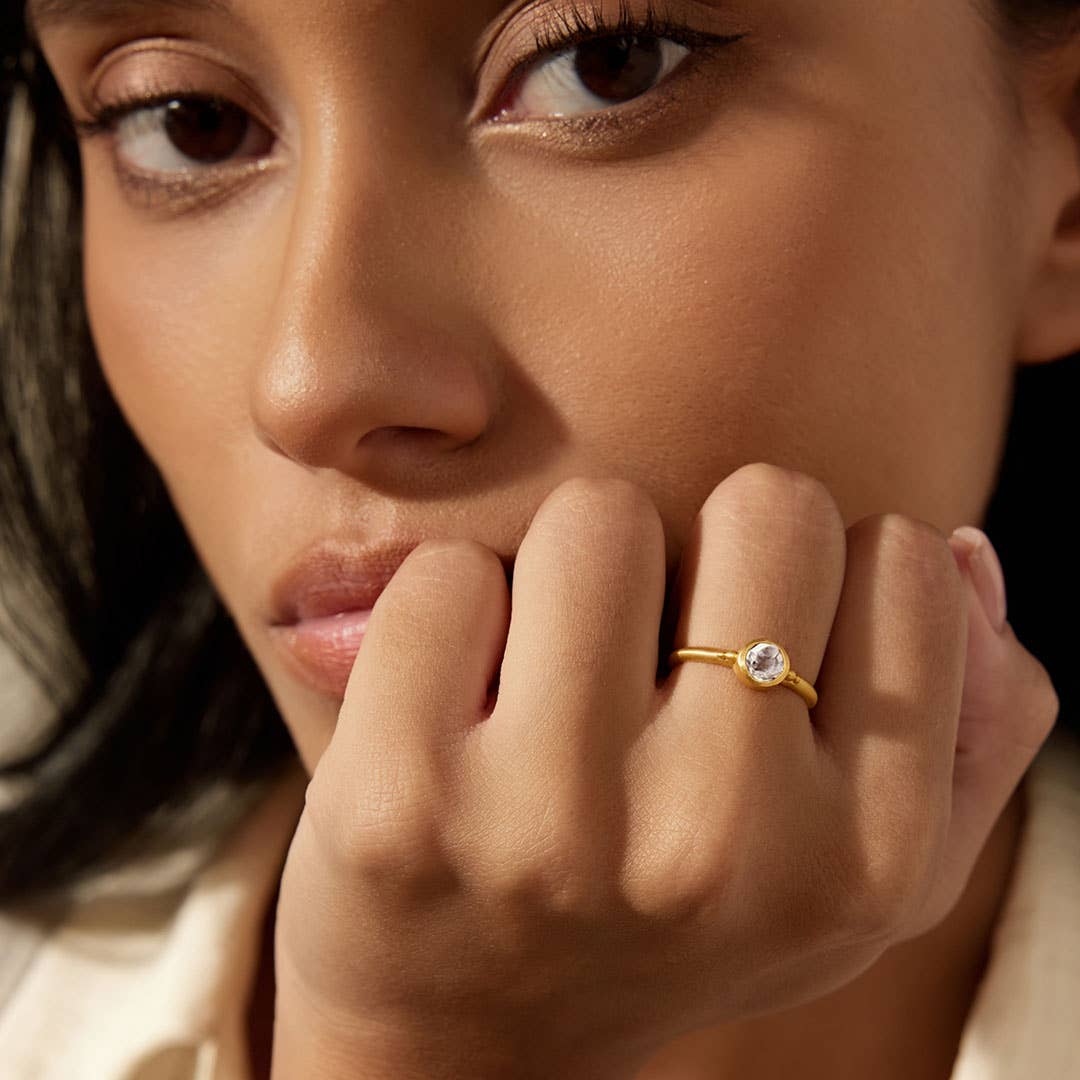 Second Sight White Topaz Ring - Size 6