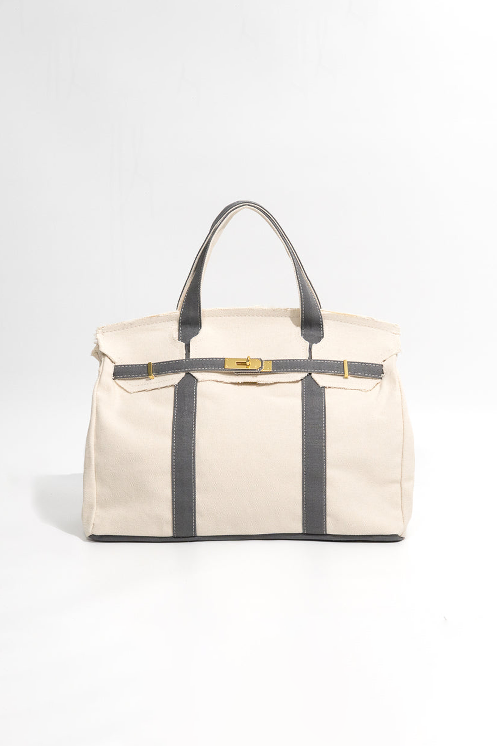 Handmade Premium Cotton Canvas Boatkin Boat Bag (Preorder): White