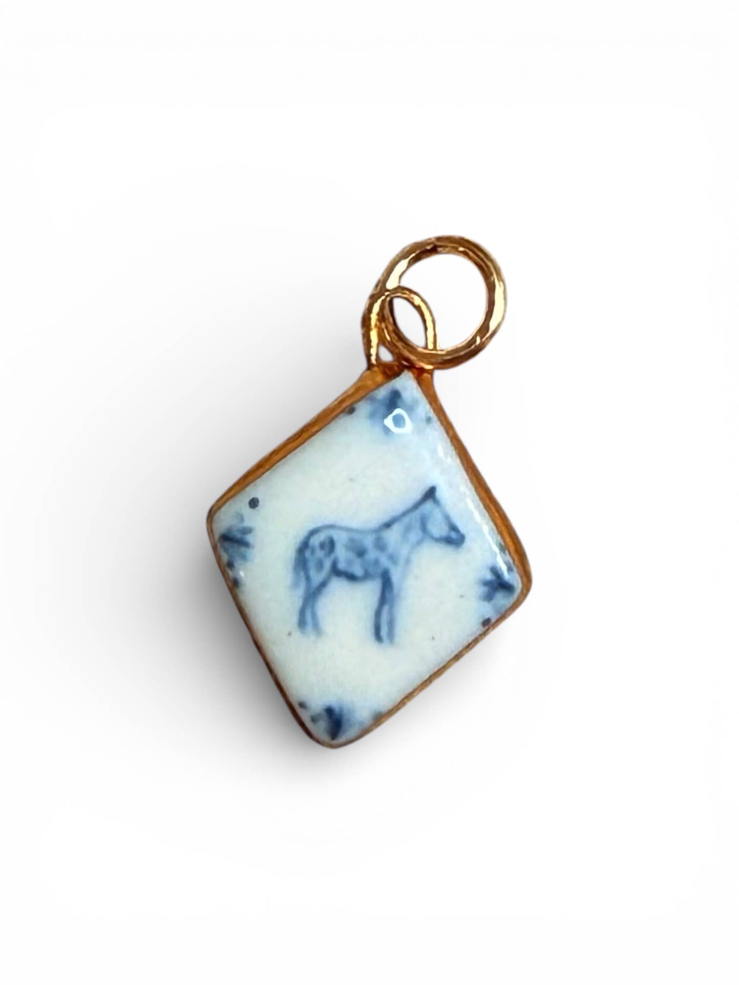 Blue Horse Charm