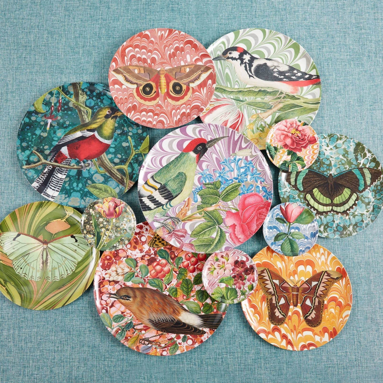 FLORA & FAUNA COASTERS SET OF FOUR