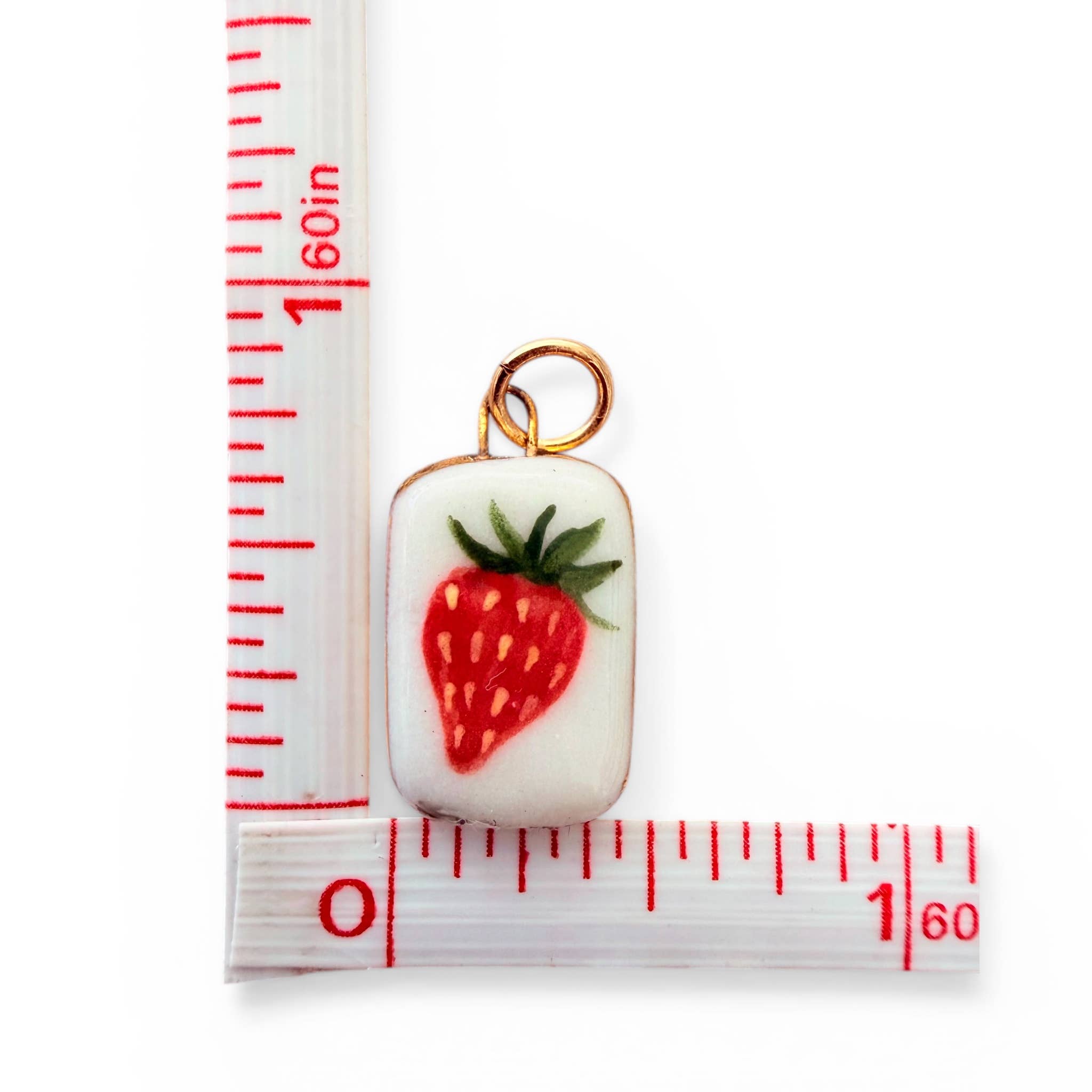 Strawberry Charm: Small Rectangle