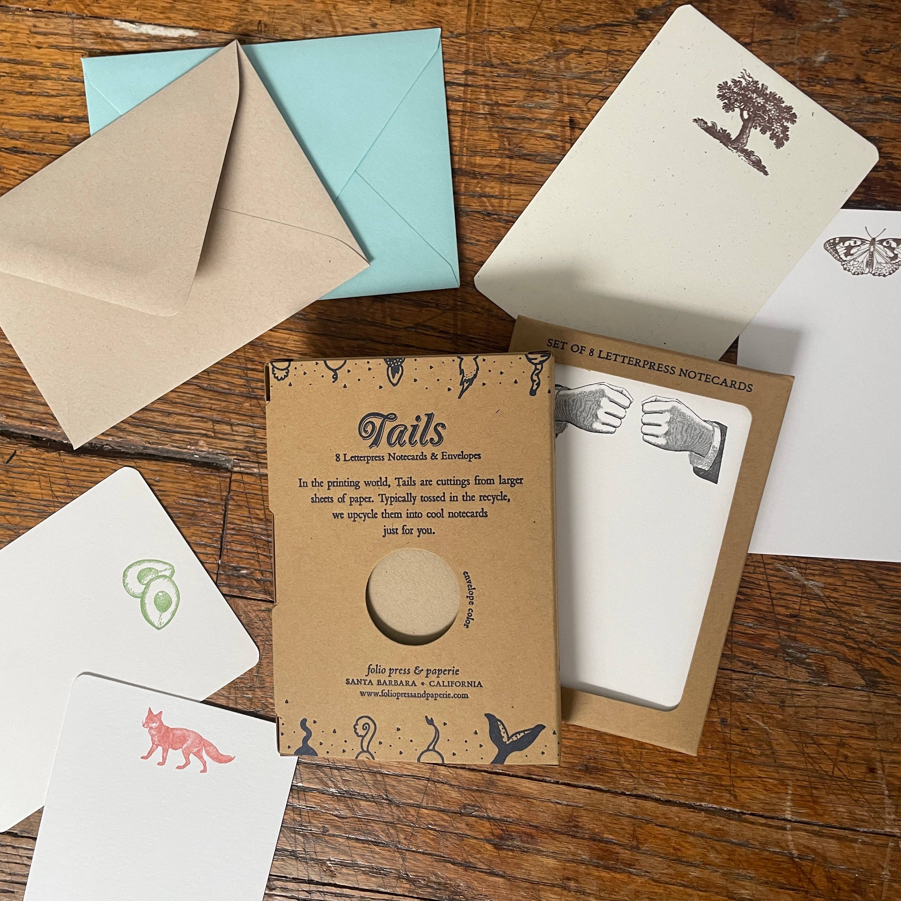 Crow - Tails Boxed Notecards