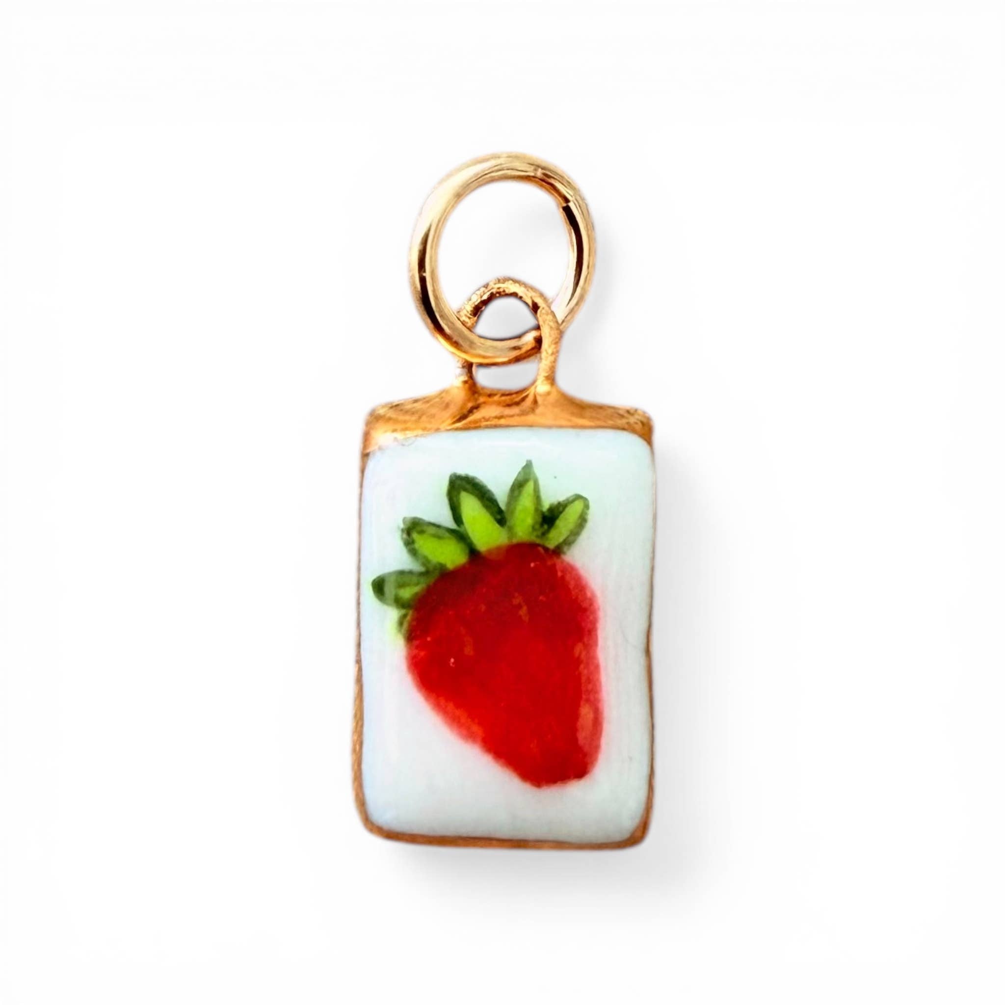 Strawberry Charm: Small Rectangle