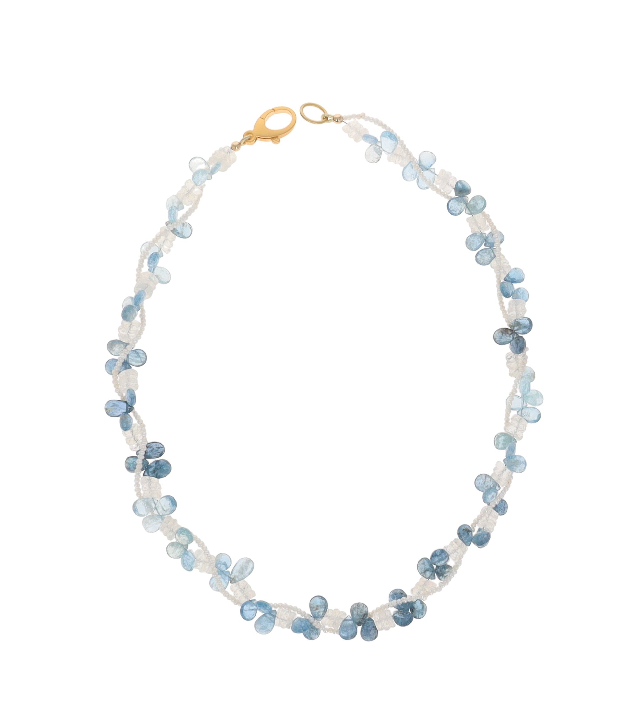 Aquamarine and Moonstone Necklace