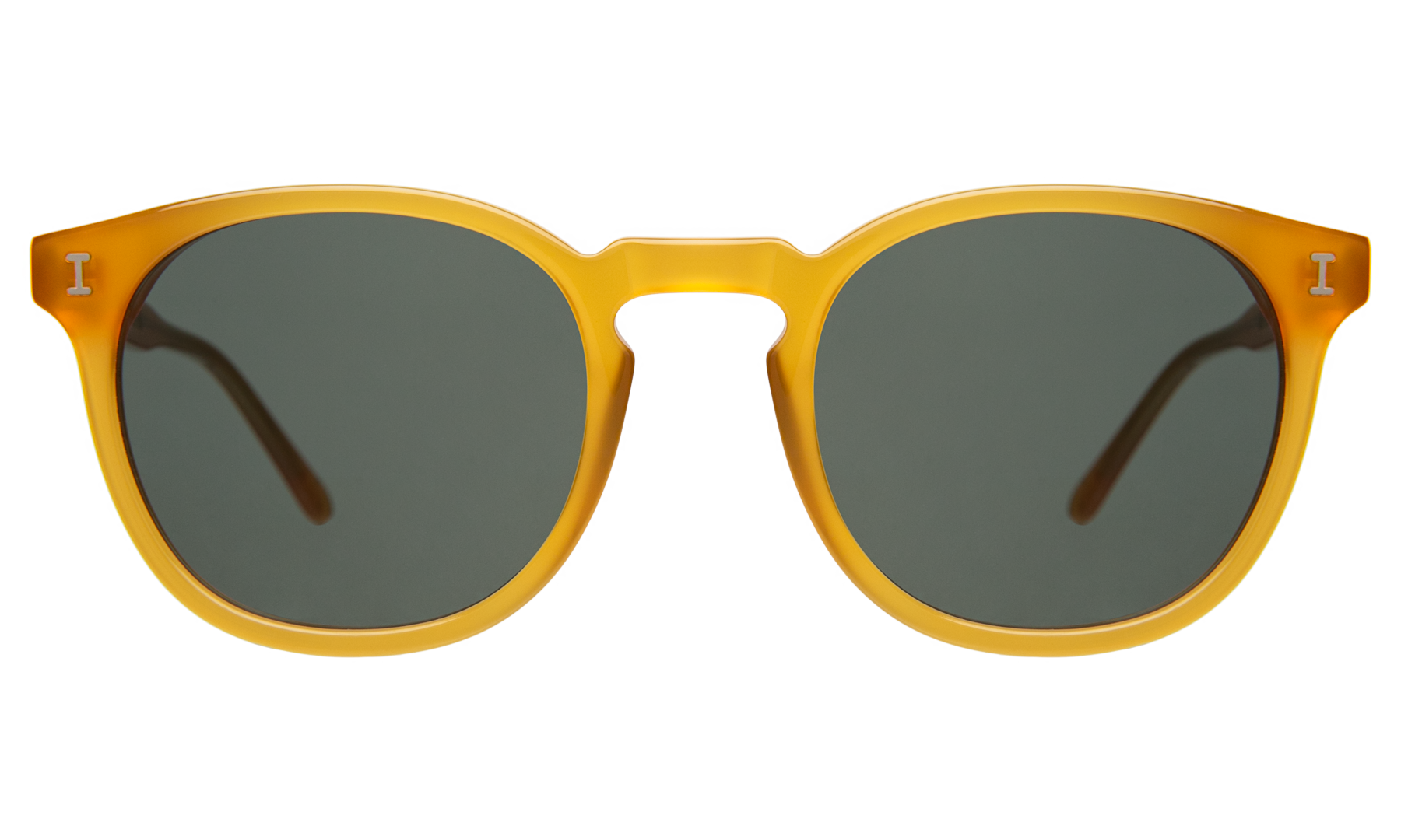 Eldridge Honey Gold w/ Olive Flat Lenses