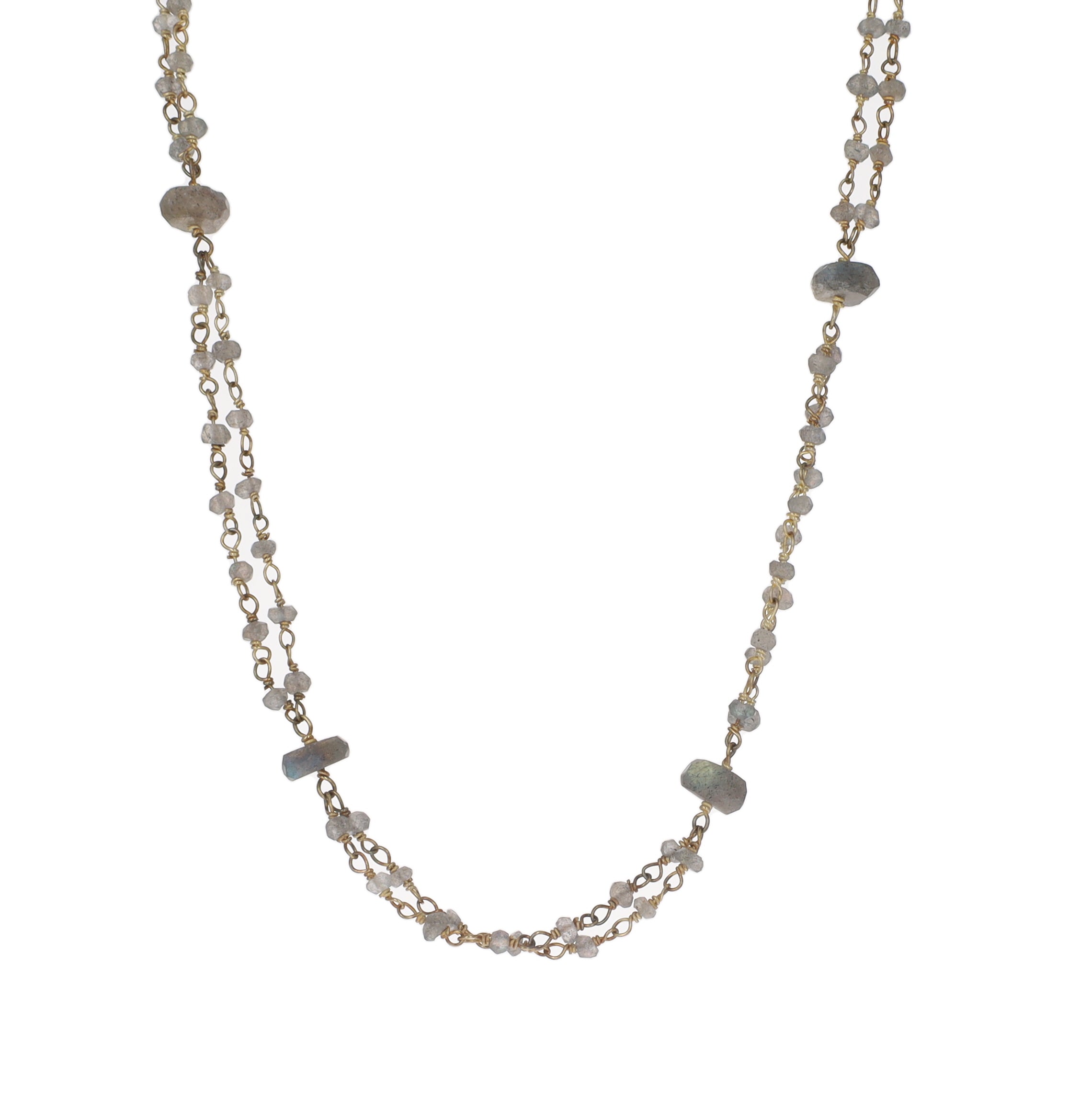 Labradorite Link Necklace