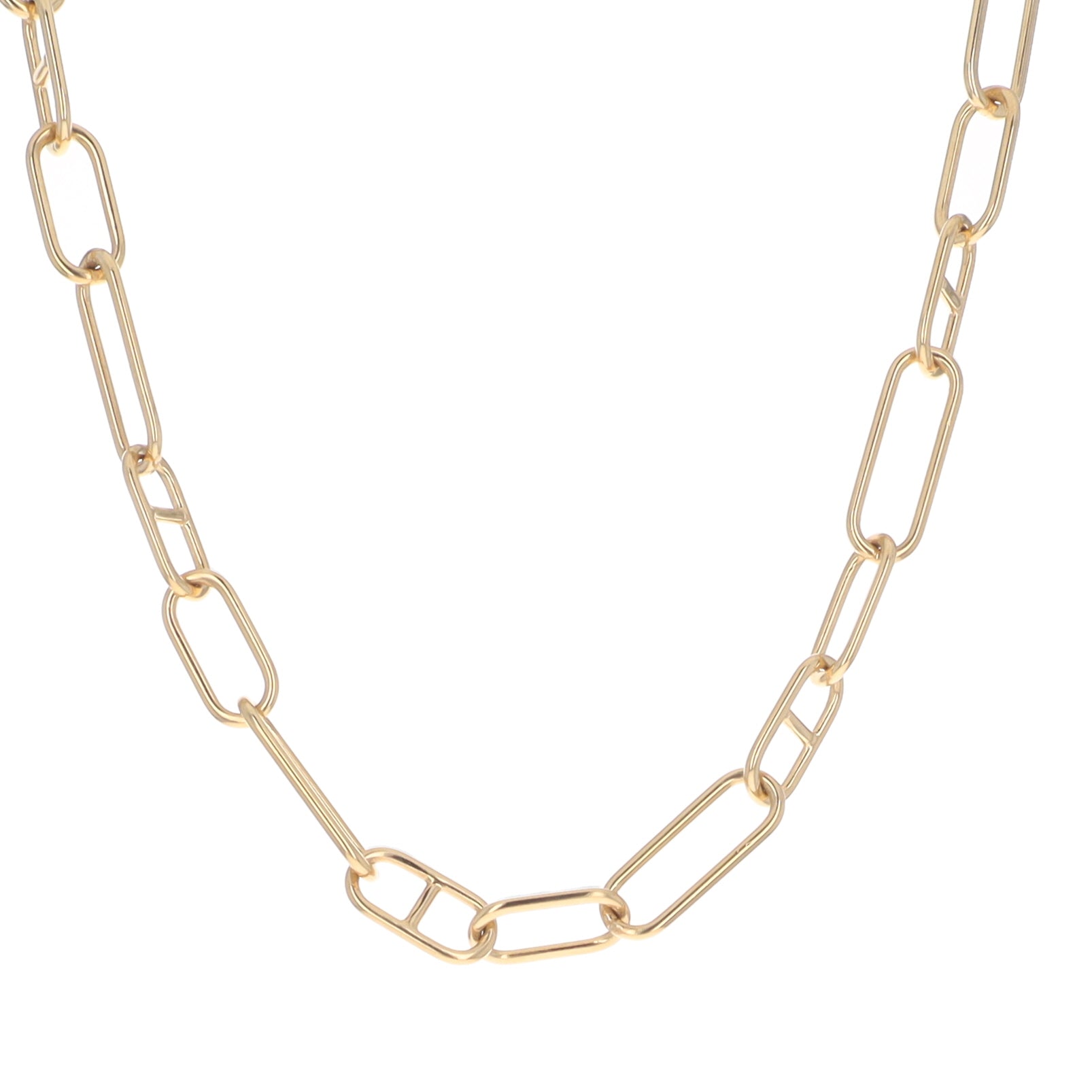 Marine Paperclip Gold Chain