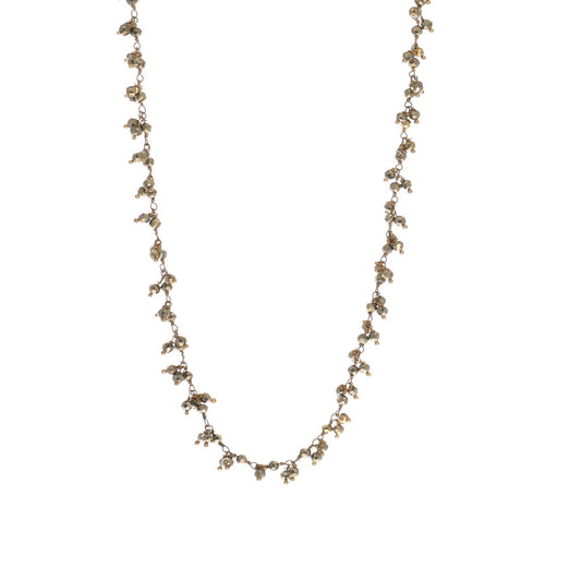 Pyrite Multi Beaded Necklace