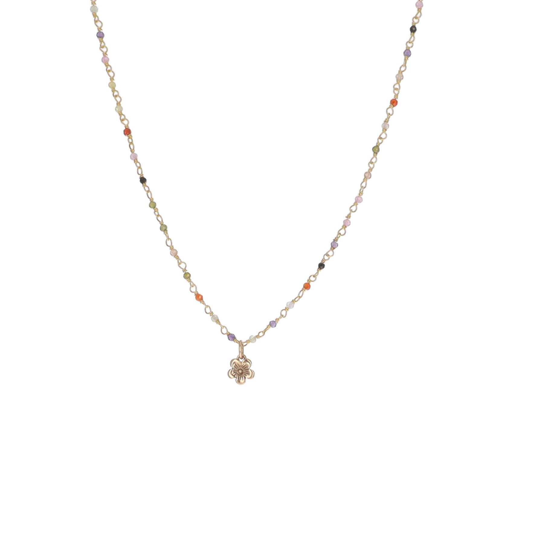 Flower Charm Neckalce