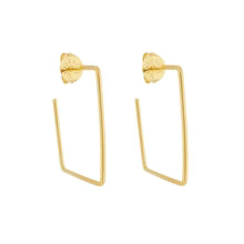 Medium  Square Earring