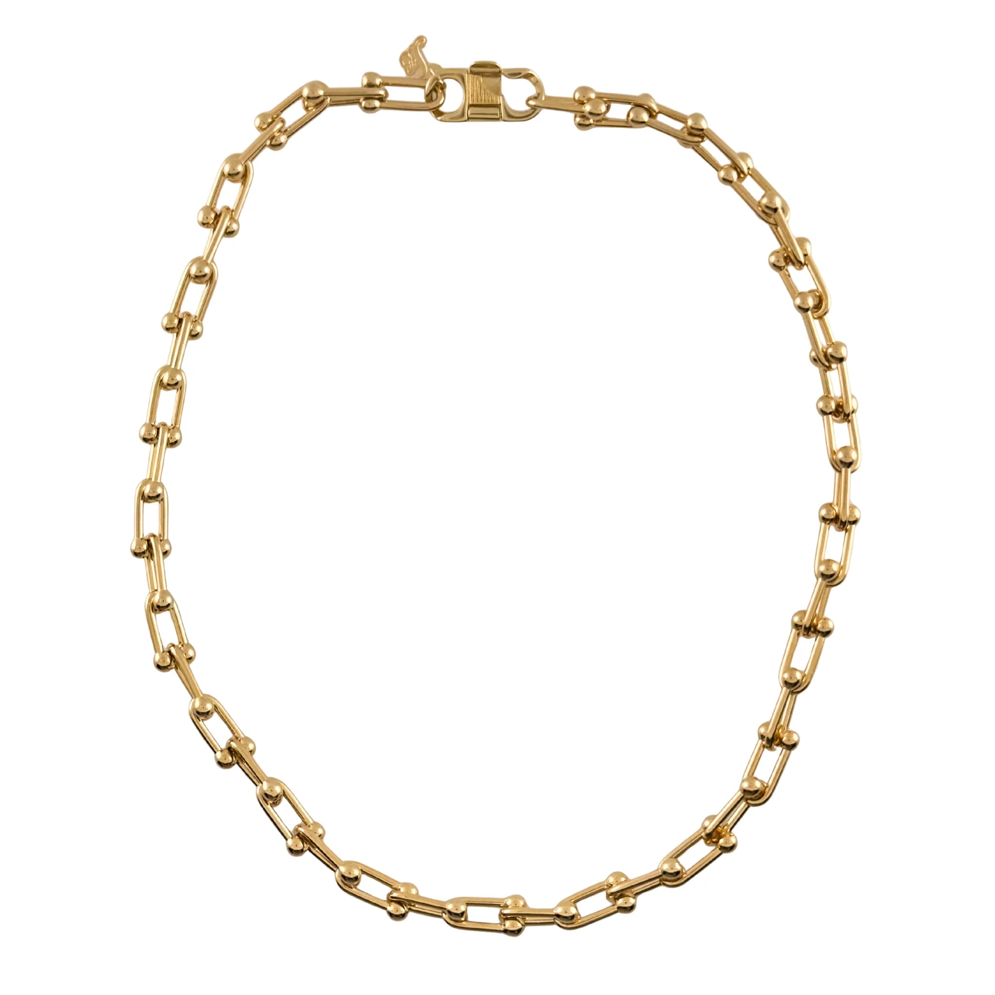 Medium Tiffany Link 18K Gold Plated Necklace