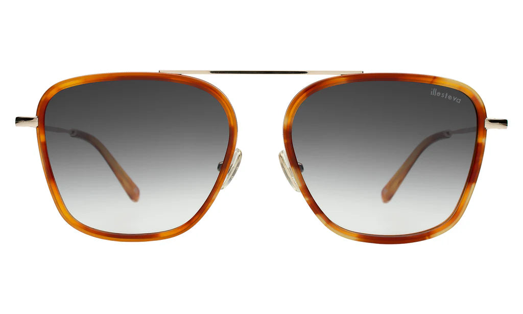 Samos Ace Saffron Havana/Gold w/ Grey Flat Lenses