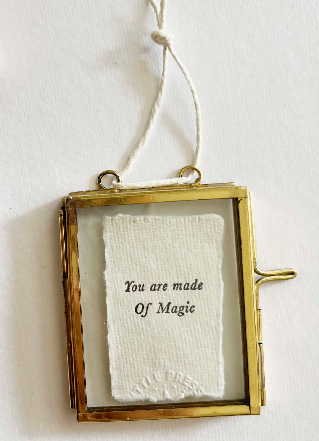 Mini Glass and Brass Frames