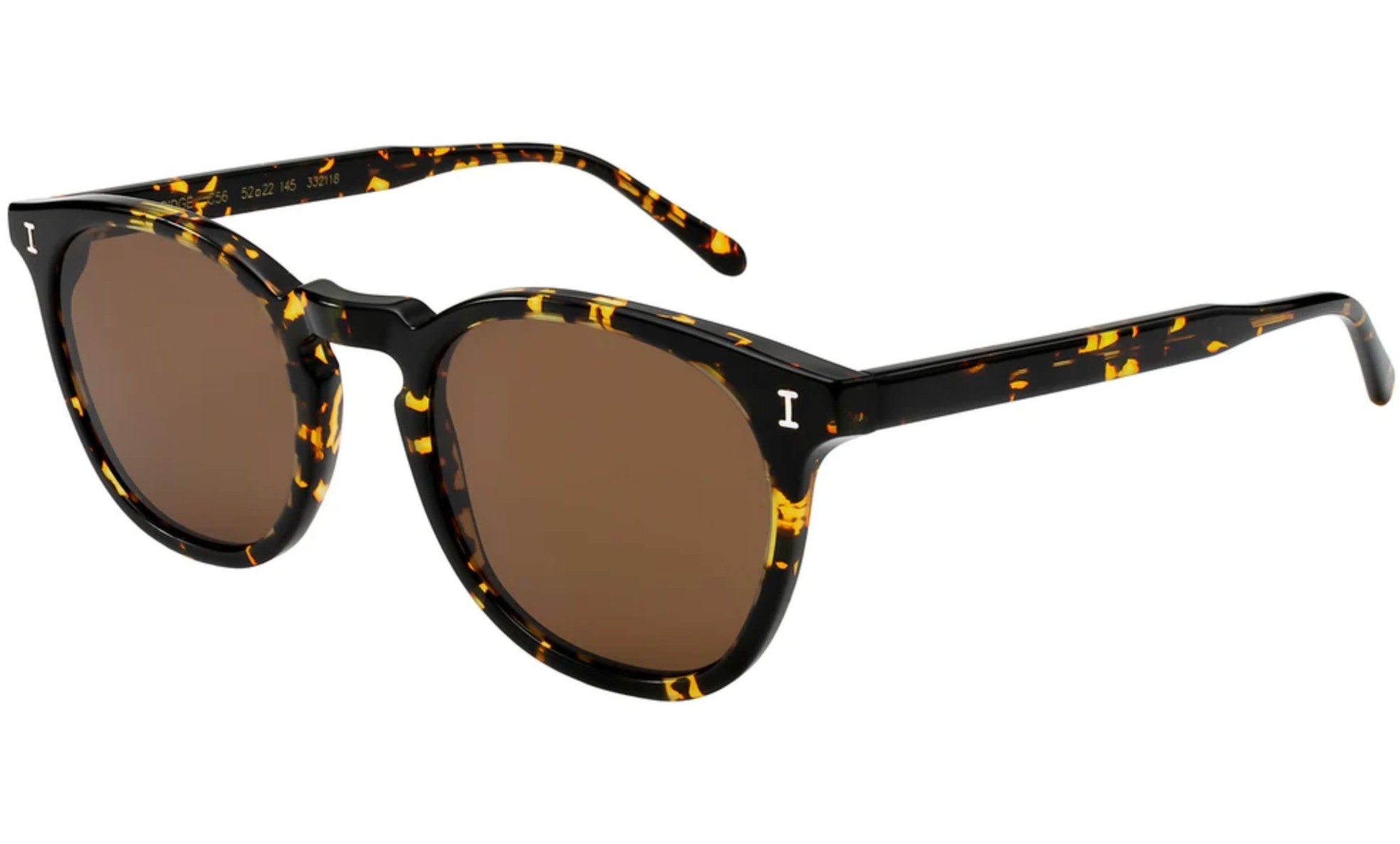Eldridge Sunglasses - Flame/Brown Flat