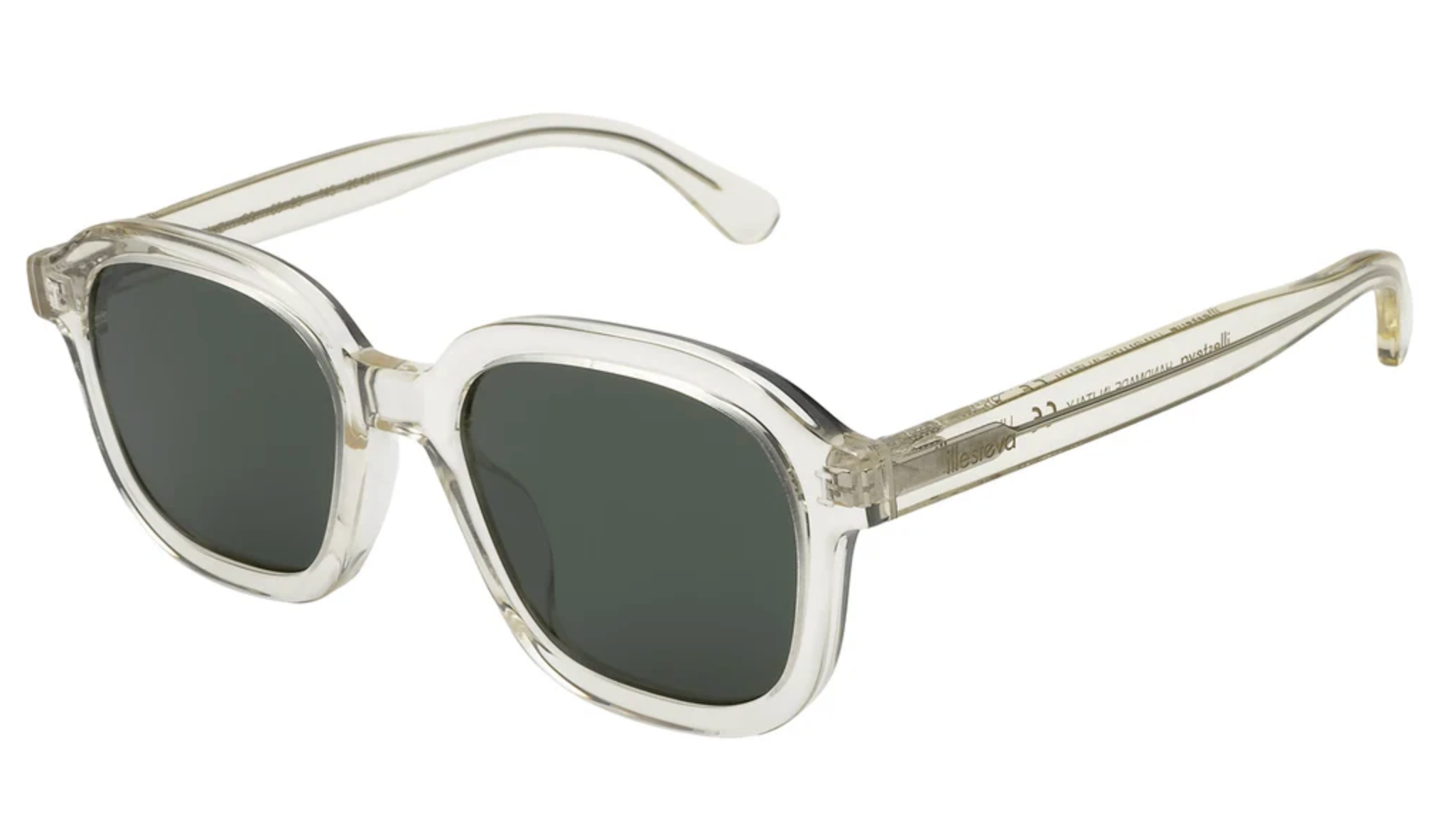 Bogota E Sunglasses - Champagne/Olive Flat