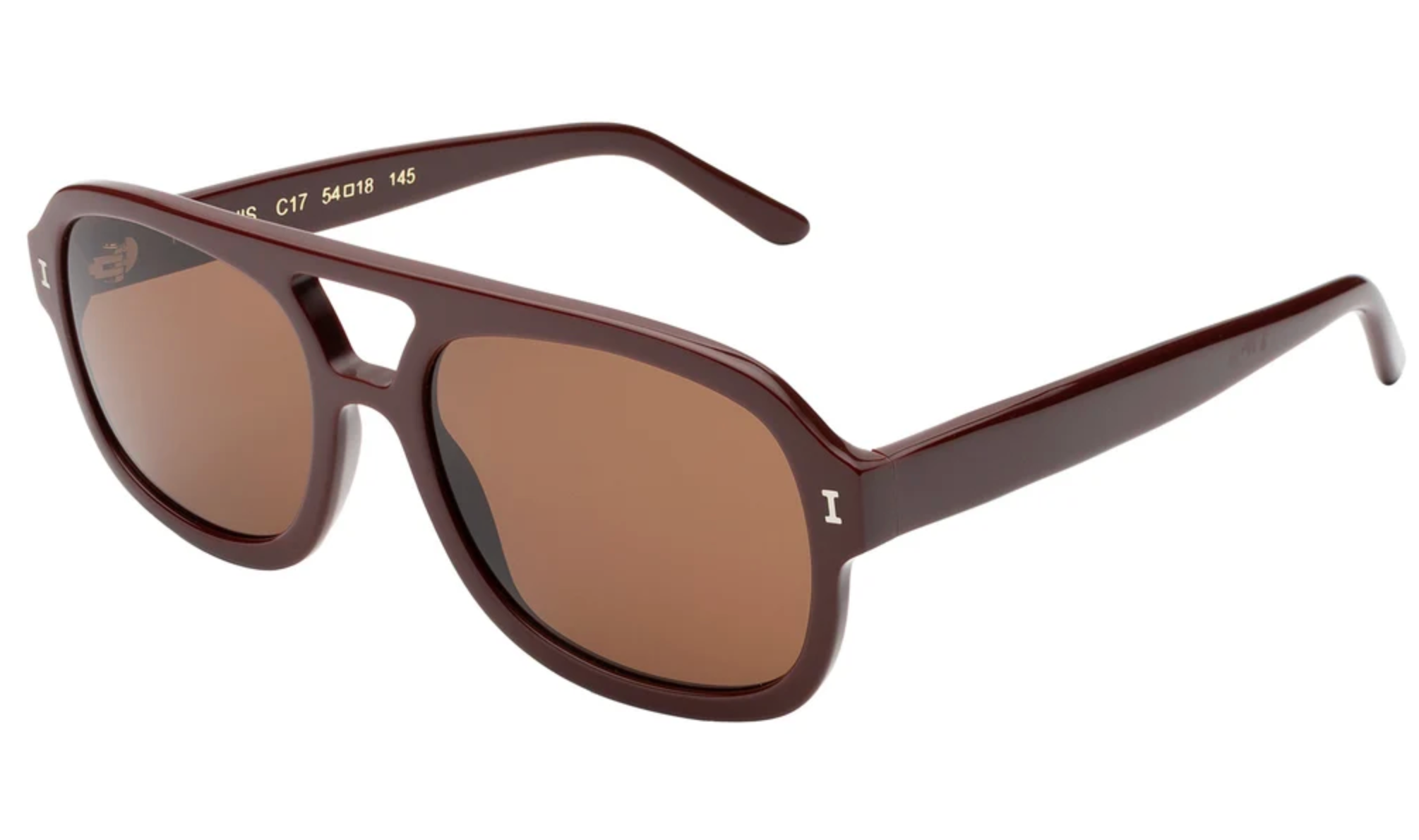 Memphis Sunglasses - Bordeaux/Brown