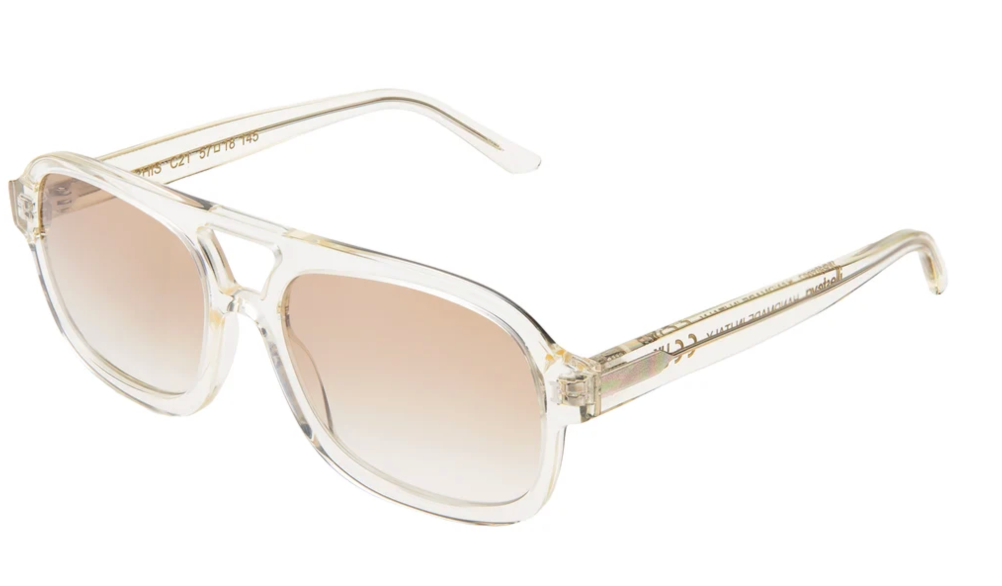 Memphis 57 Sunglasses - Champagne/Taupe Gradient