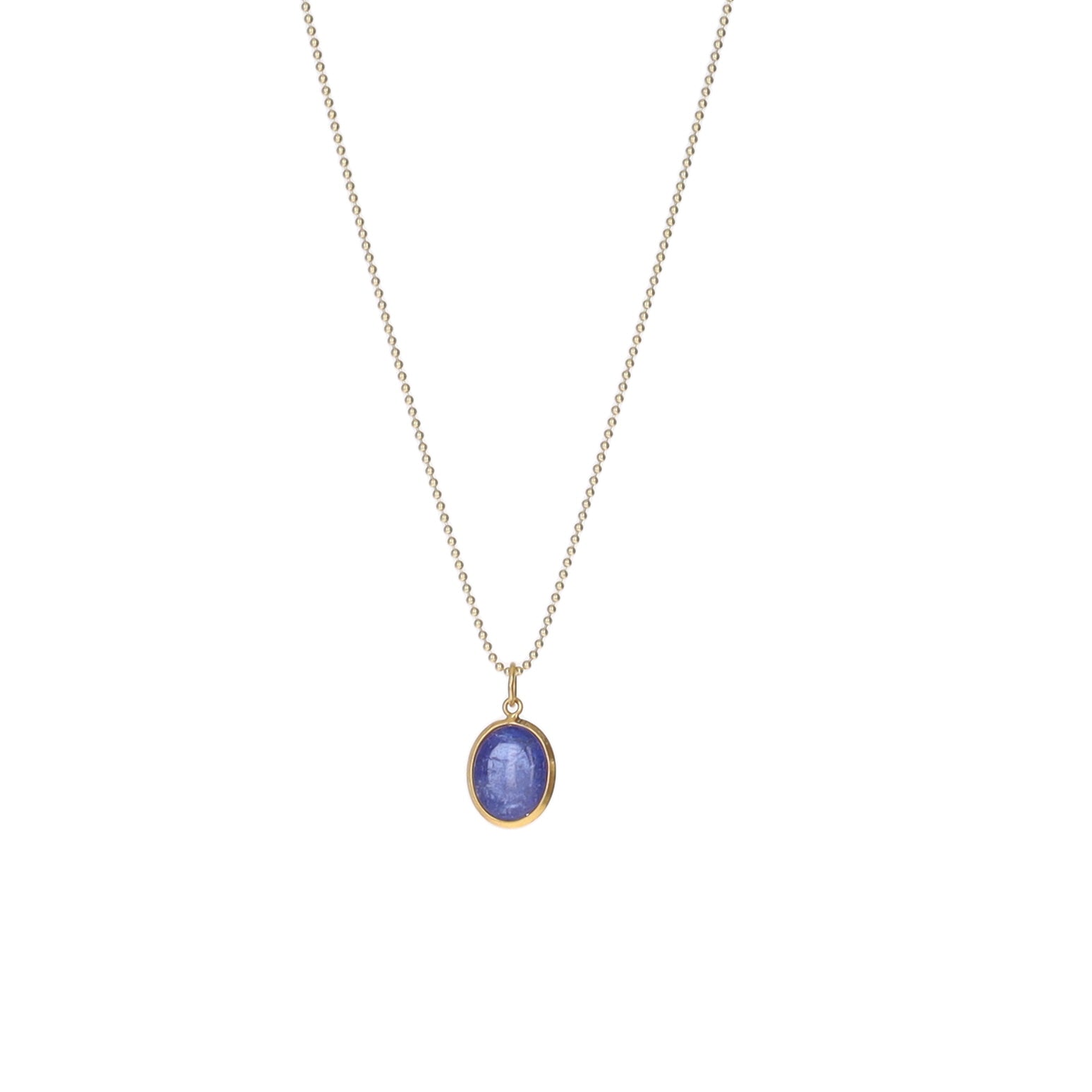 Tanzanite Oval Cab Pendant