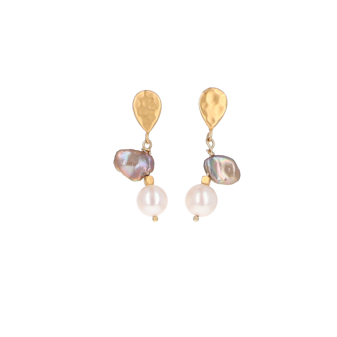 Wabi Sabi Pearl Drop Earrings