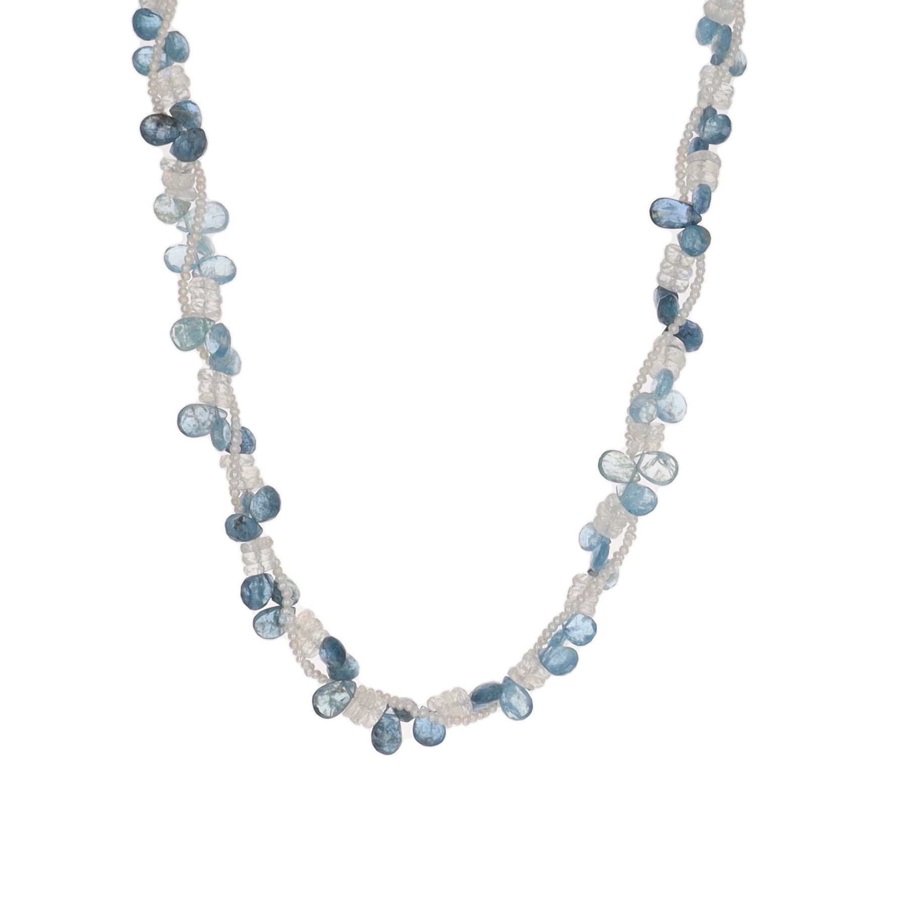 Aquamarine and Moonstone Necklace