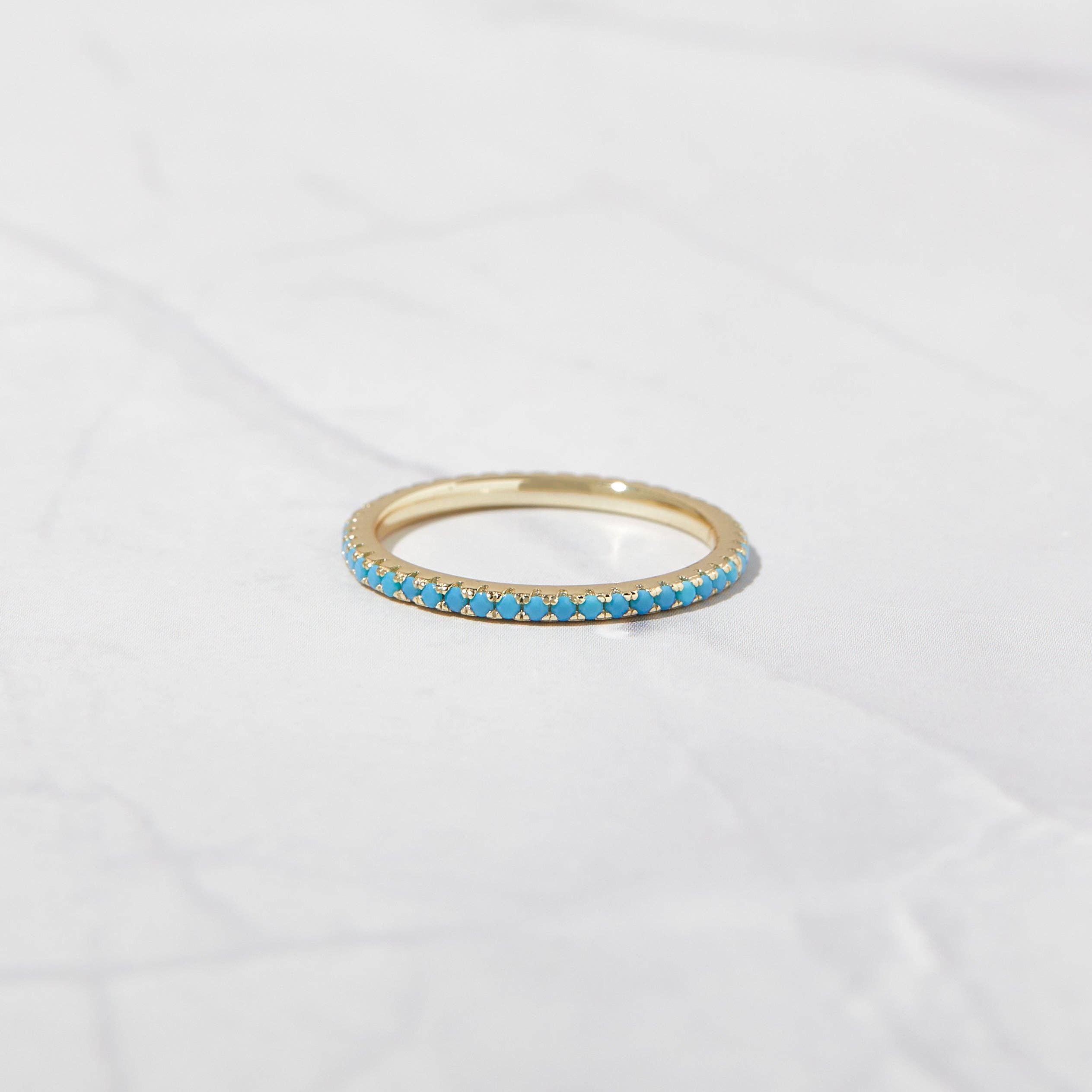 Turquoise Eternity Ring