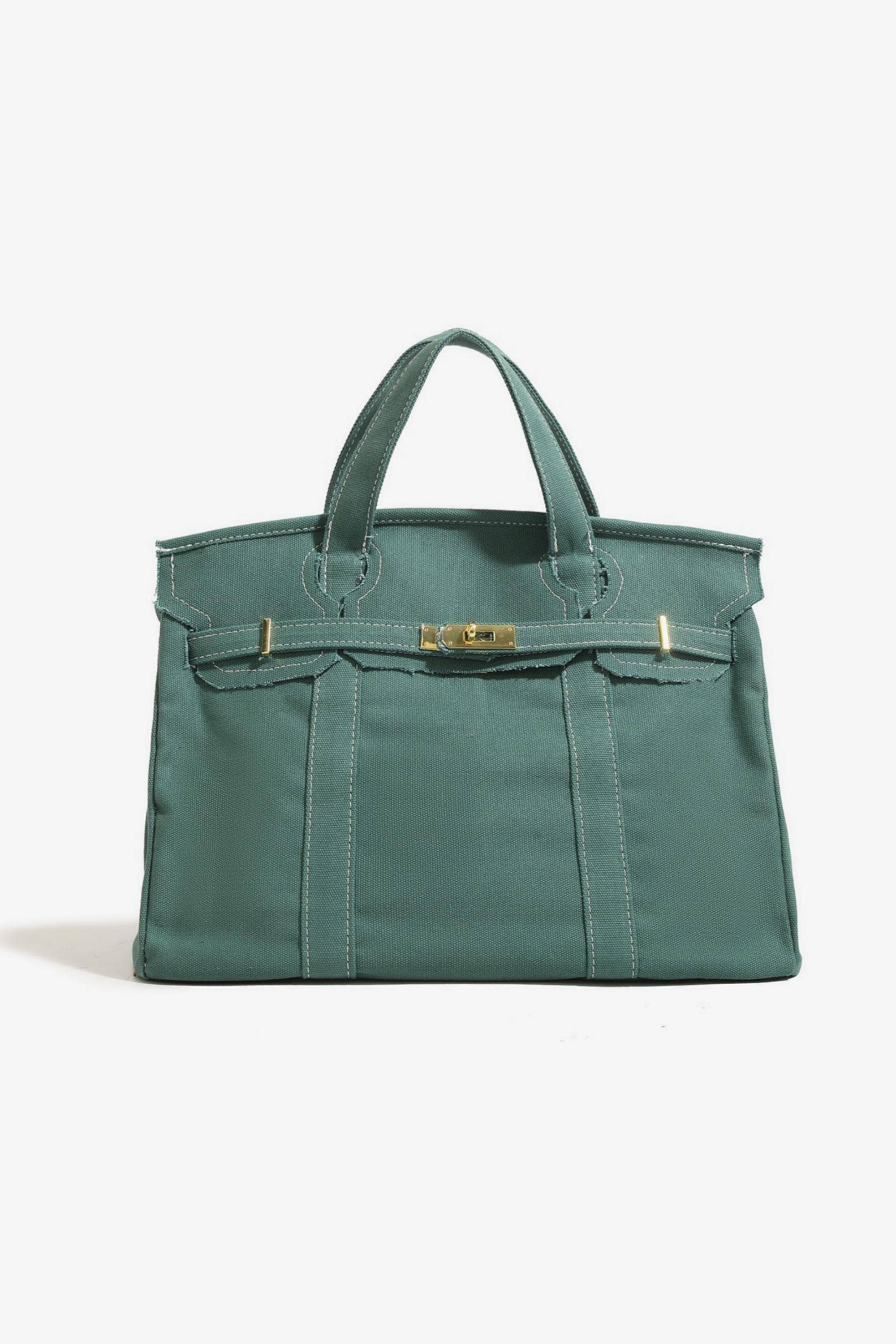 NEW! Premium Pastel Solid Colors Boatkin Boat Canvas Bag: Light Blue