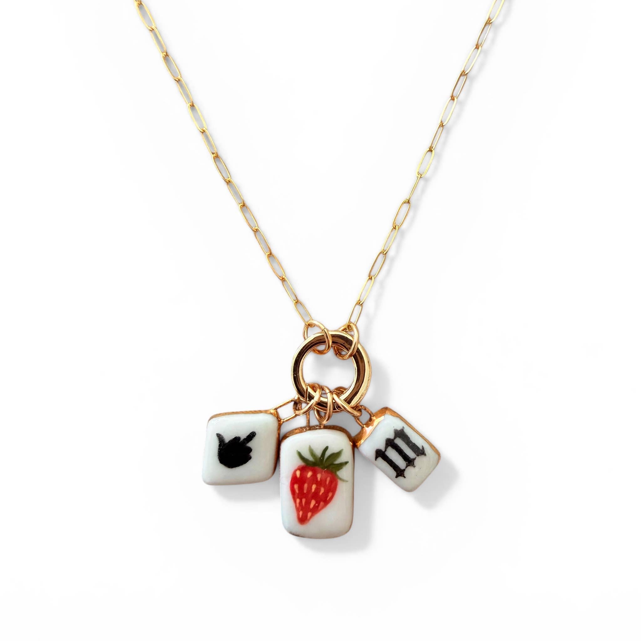Strawberry Charm: Small Rectangle