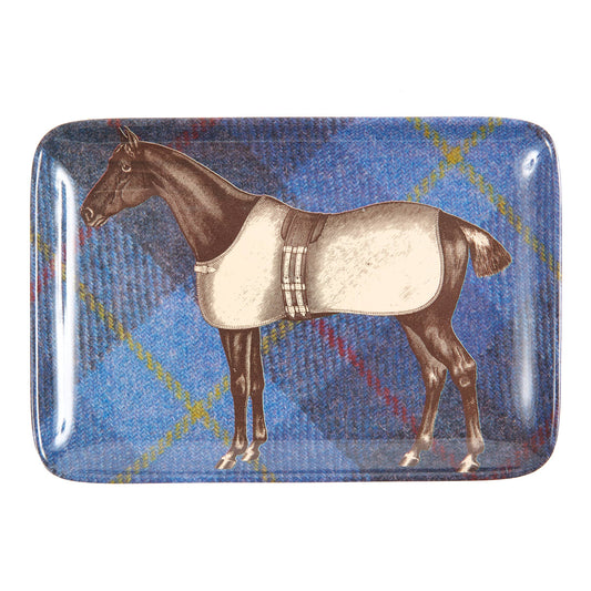 EQUUS TWEED VALET TRAY FULL HORSE