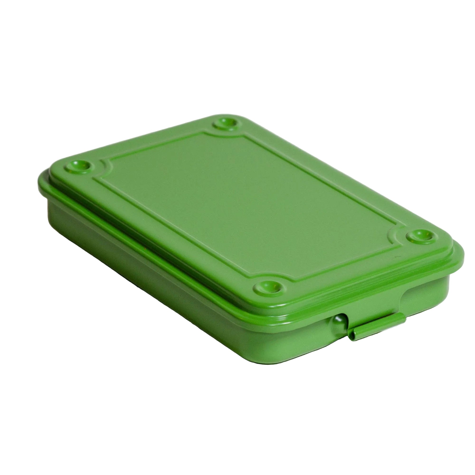 Toyo - Japanese Tea Green Steel Stackable Storage Box T-152
