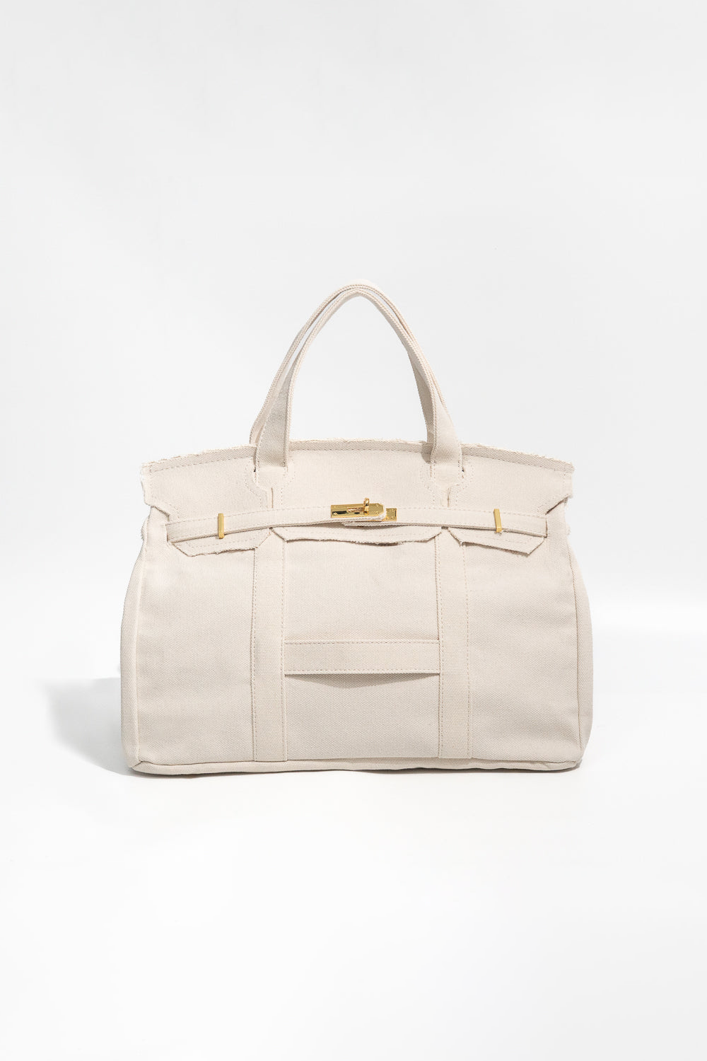 Handmade Premium Cotton Canvas Boatkin Boat Bag (Preorder): White