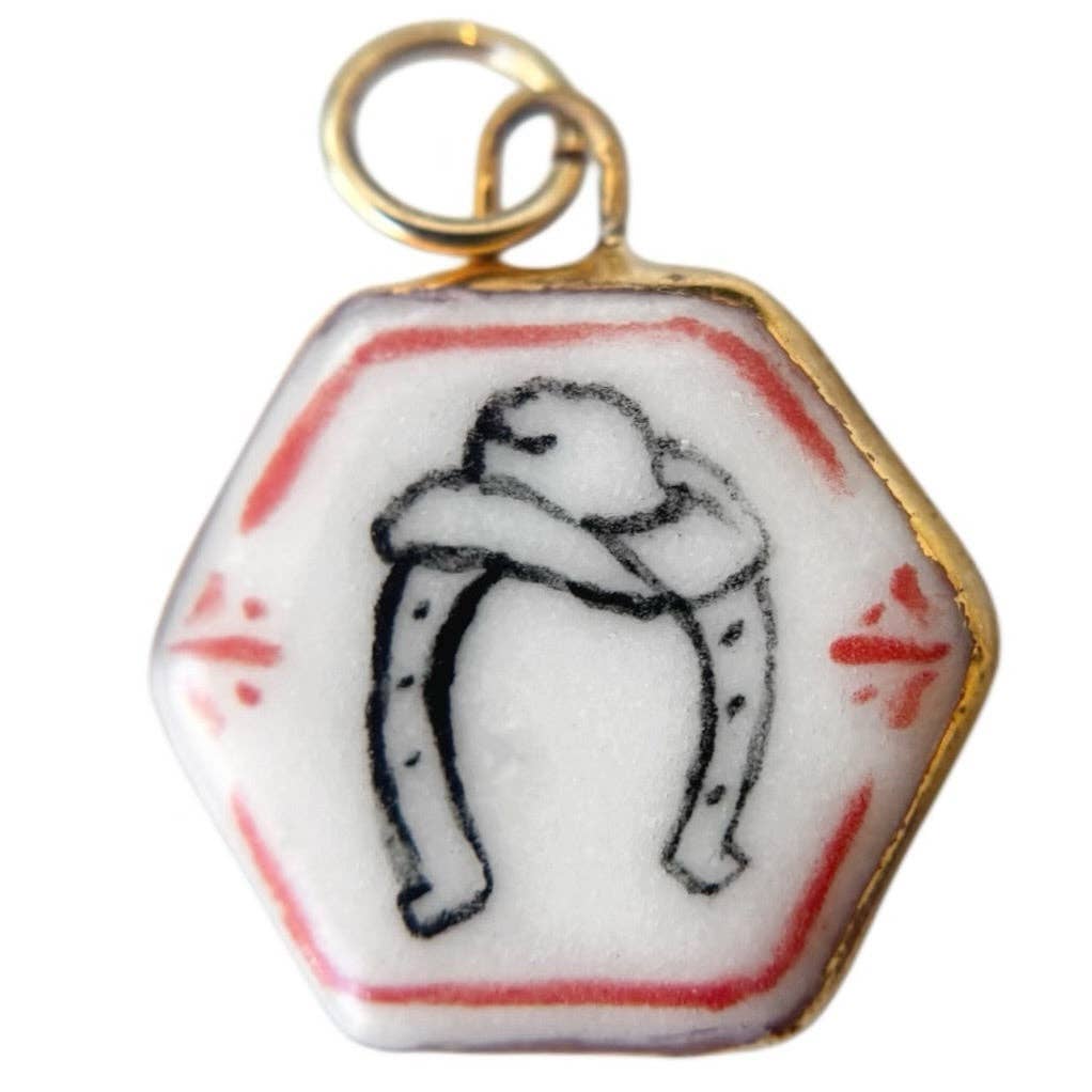 Cowboy Horseshoe Charm