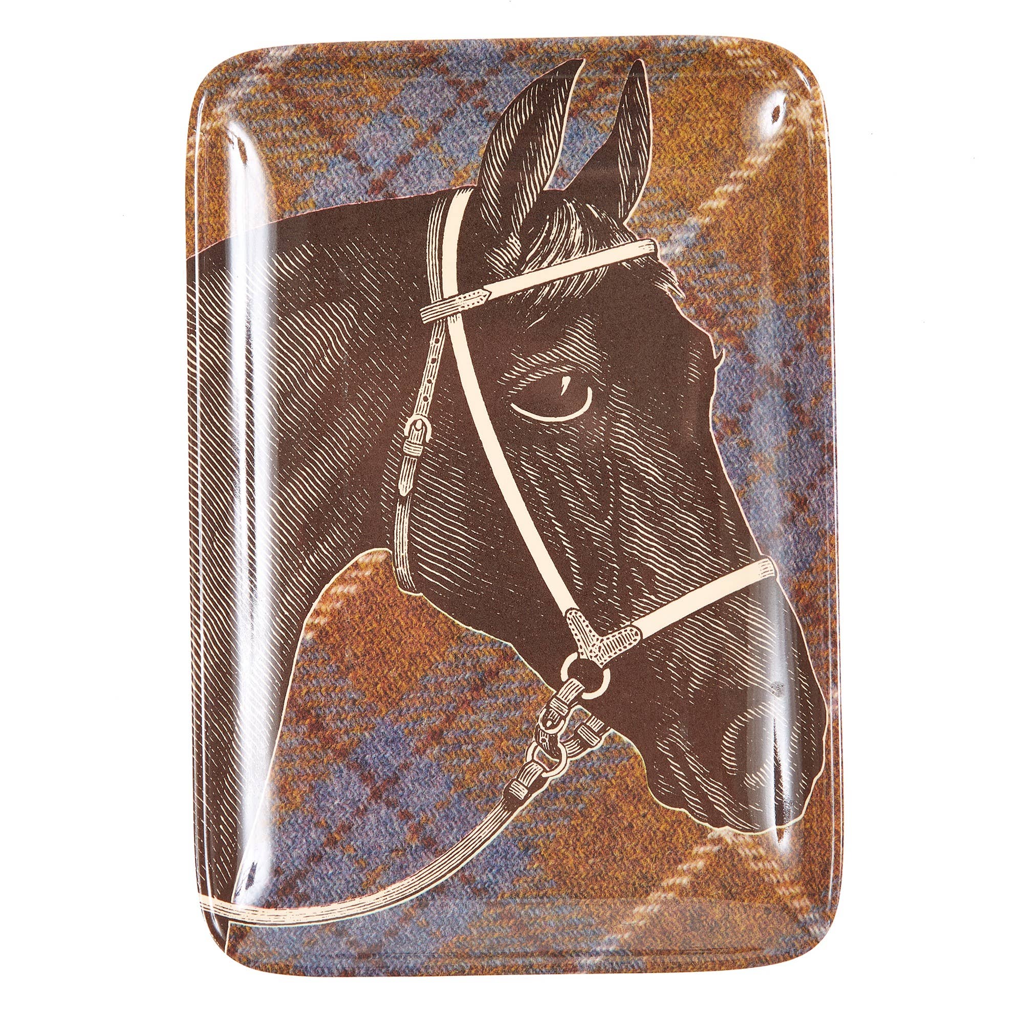 EQUUS TWEED VALET TRAY HEAD