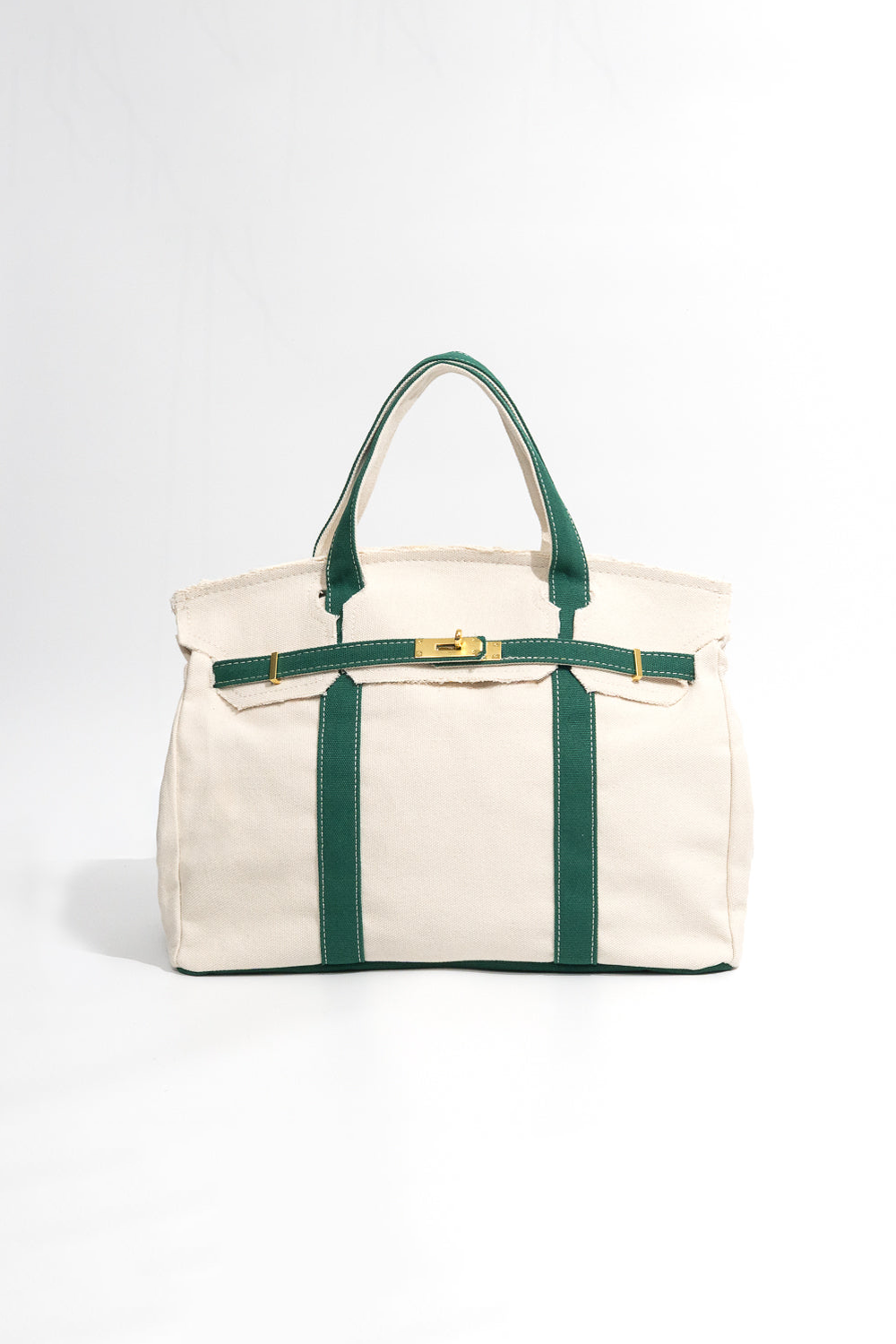 Handmade Premium Cotton Canvas Boatkin Boat Bag (Preorder): White