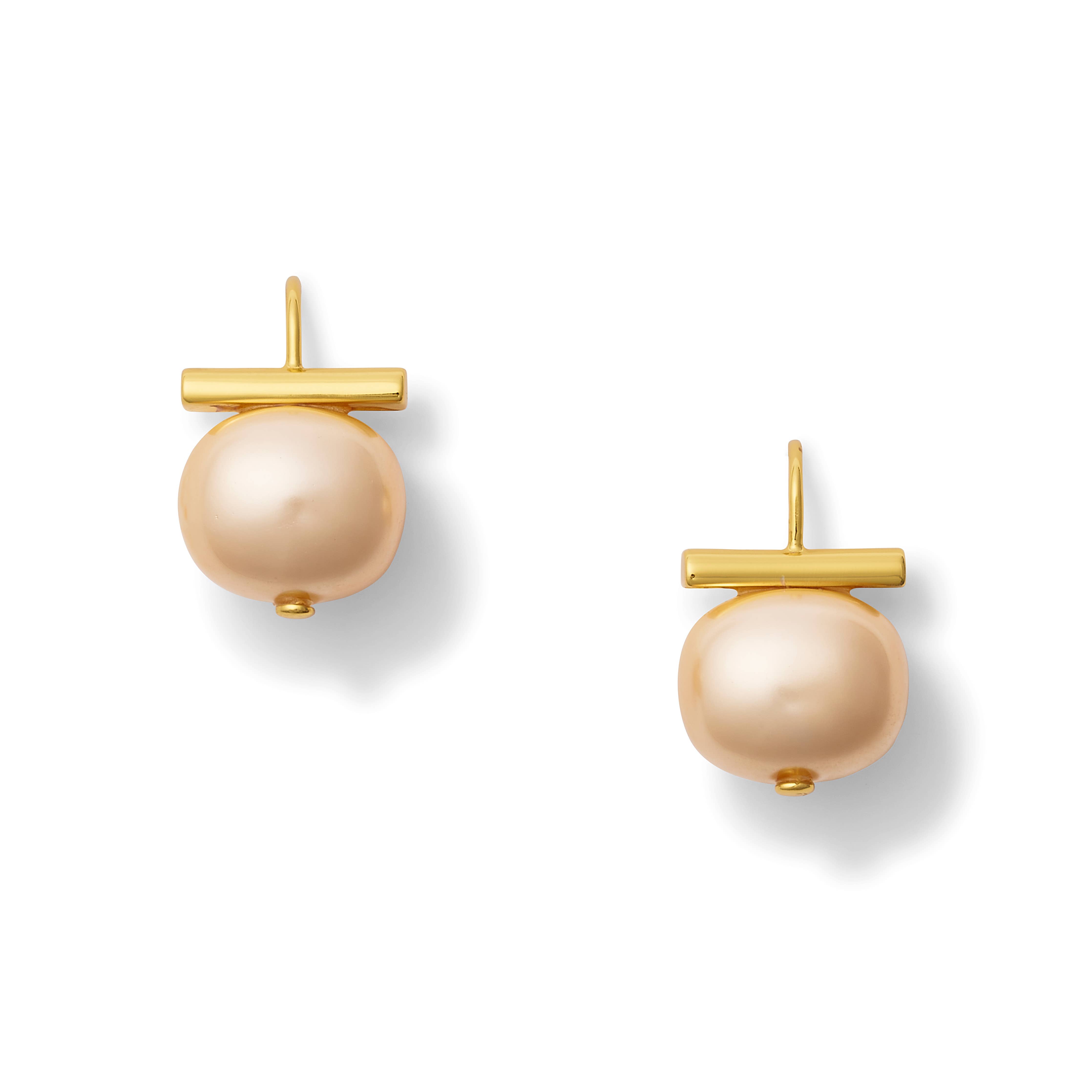 Petal Pop Pink Forever Fave Pebble Pearl Earring