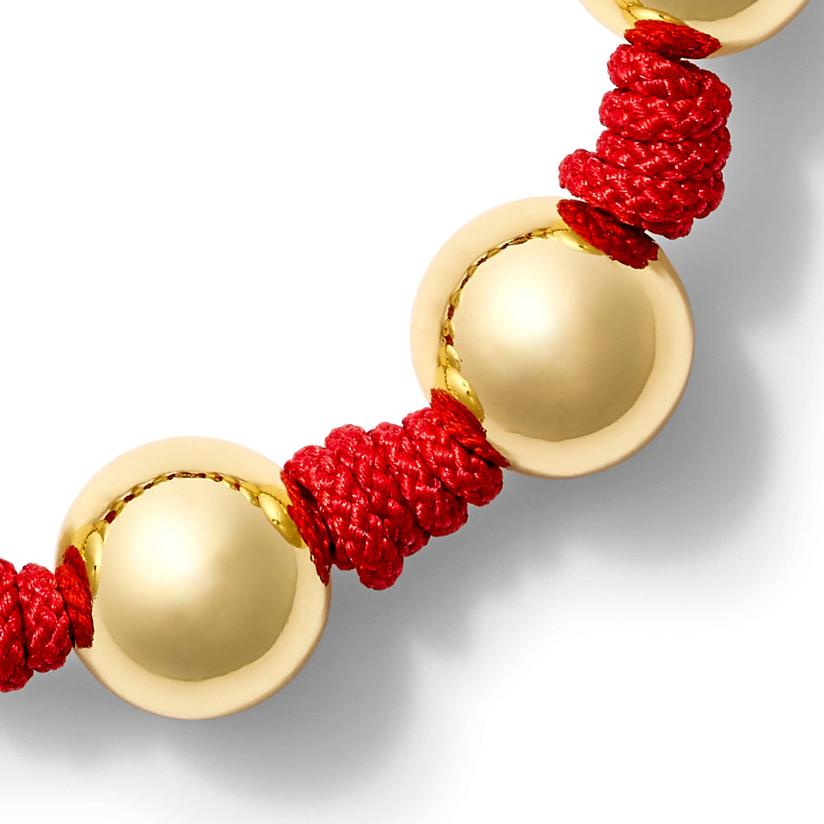 The Knotty Pearled Bracelet ~ Gold: Military Green / 7 1/2"