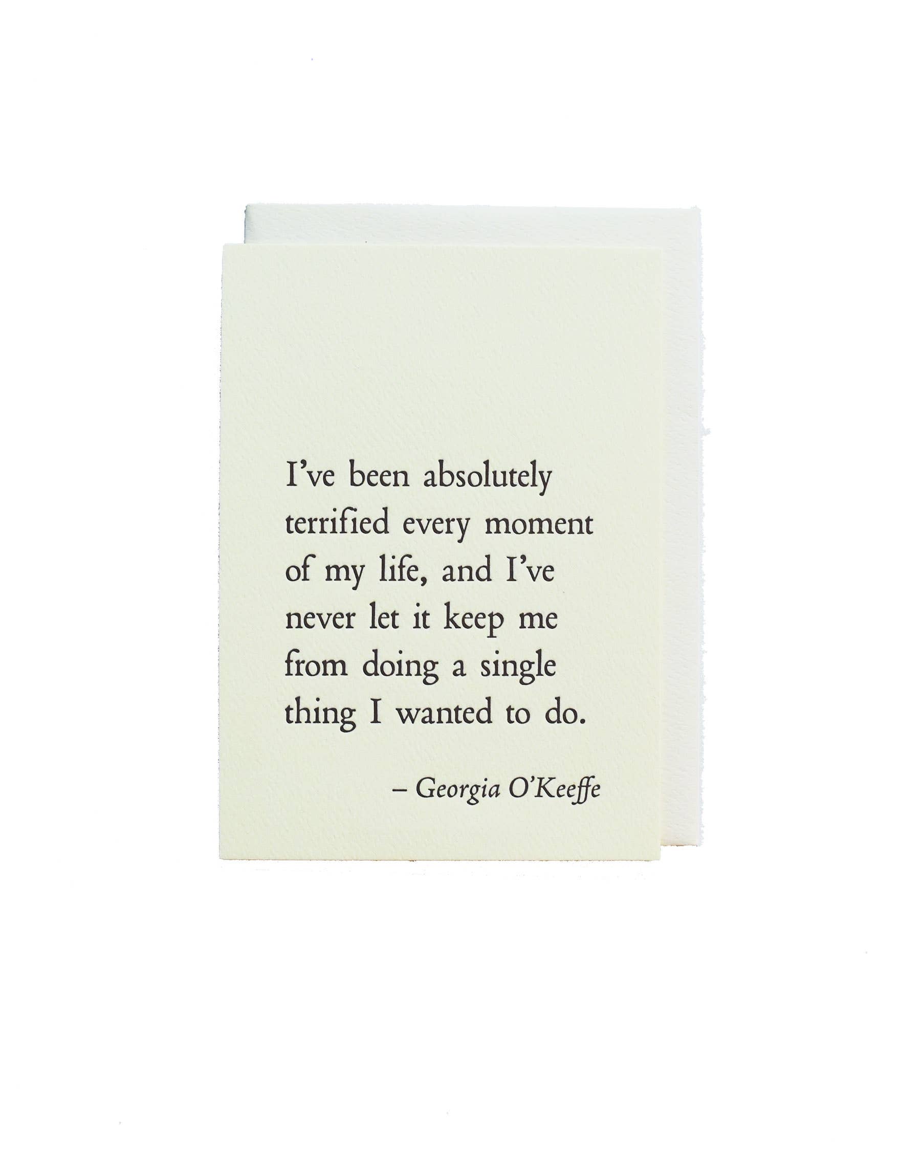 Georgia O'Keefe - Doing QuoteNote