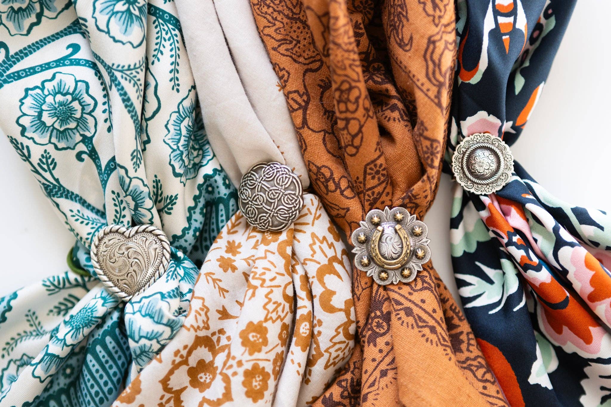 Concho Scarf Slide | Golden Horseshoe