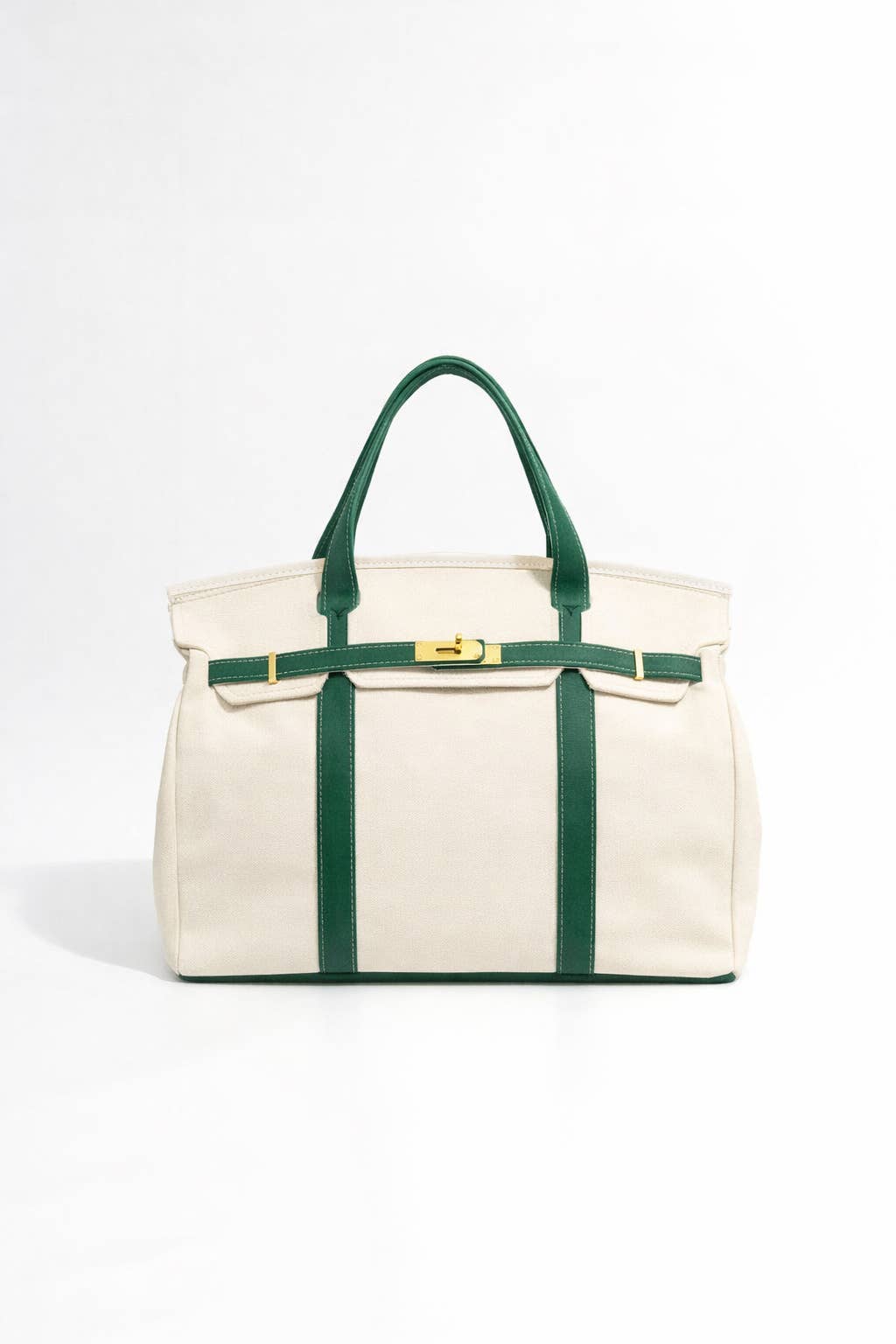 NEW! Handmade Premium Cotton Canvas Boatkin Boat Bag: Green