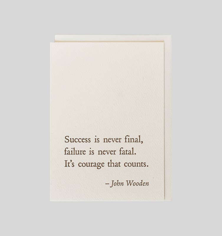 John Wooden - Success QuoteNote