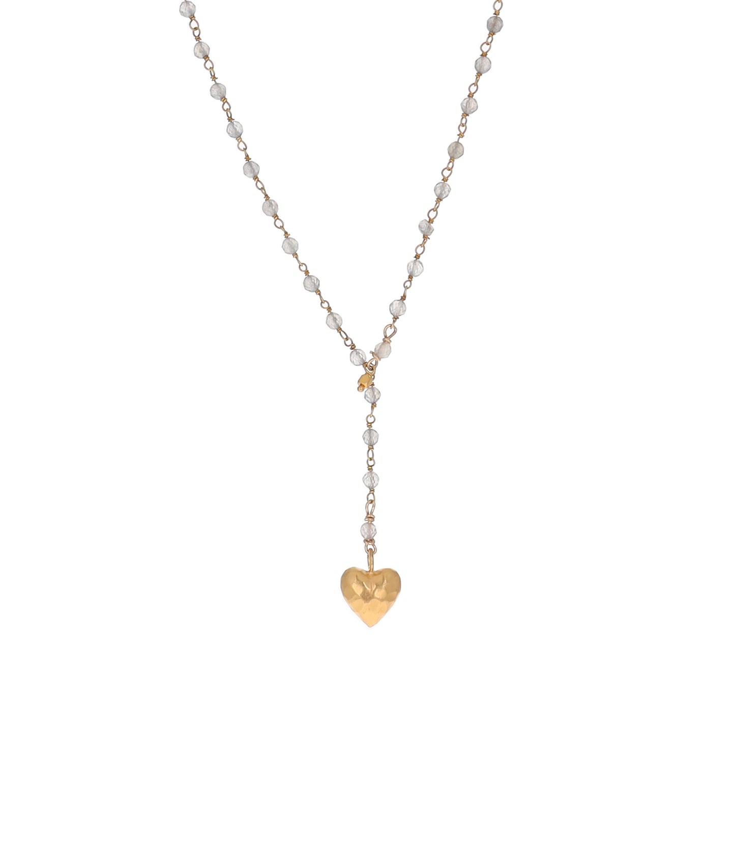 Puffy Heart Charm Necklace