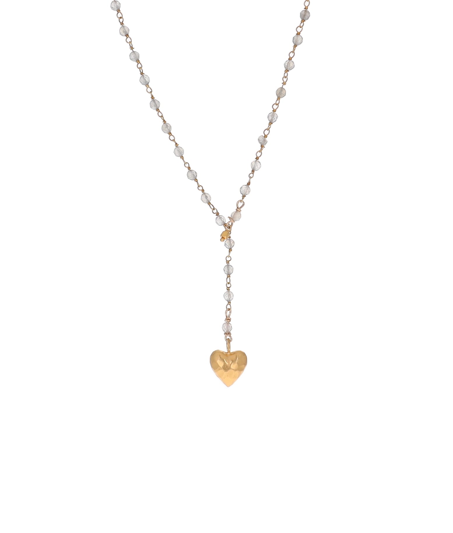 Puffy Heart Charm Necklace