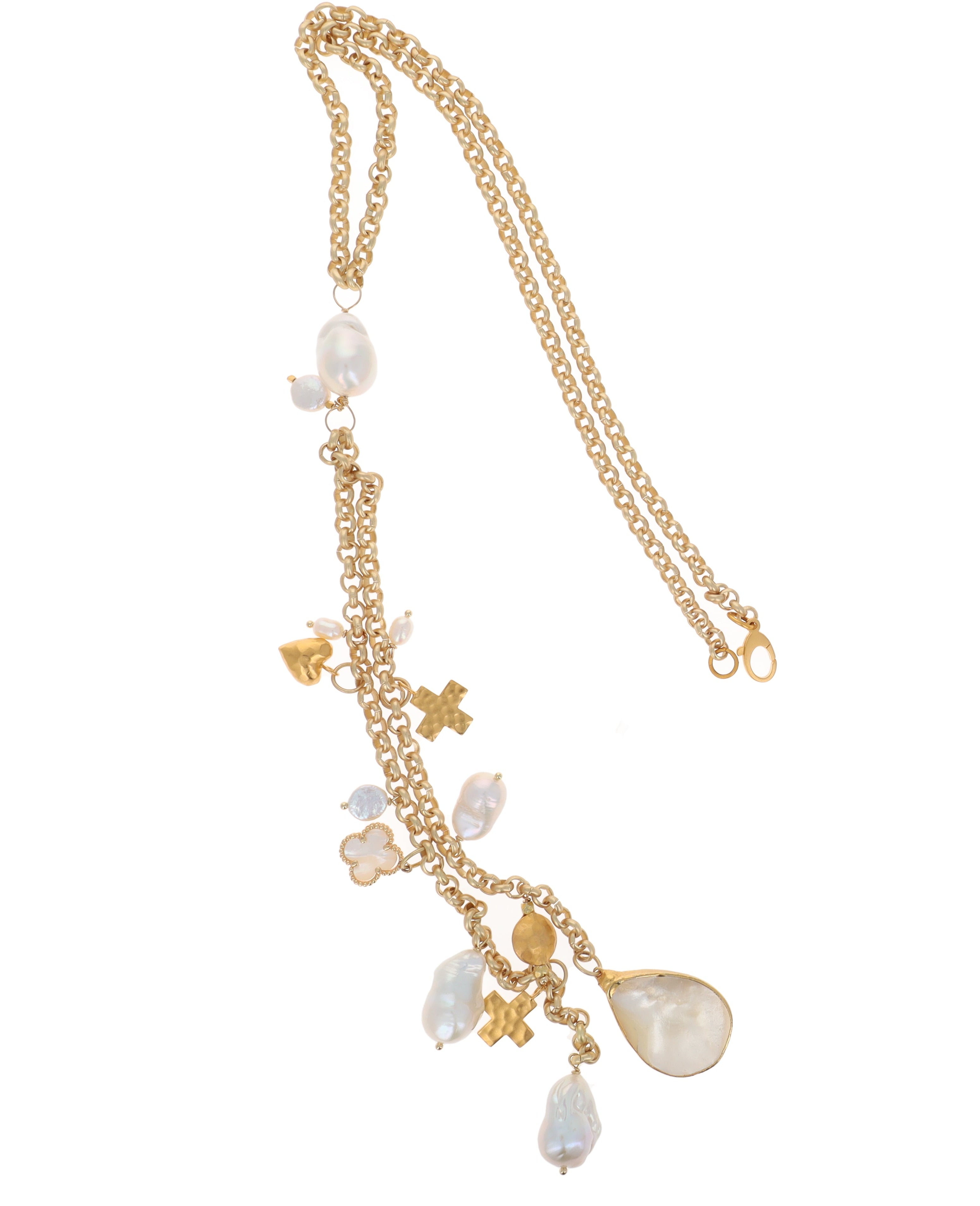 Satin Gold Lariat