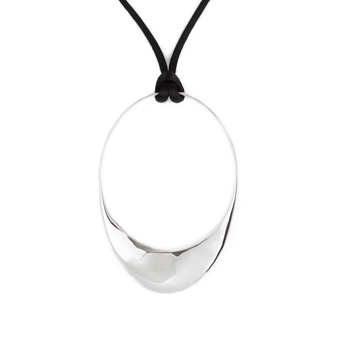 Sterling Silver Mobius Hoop