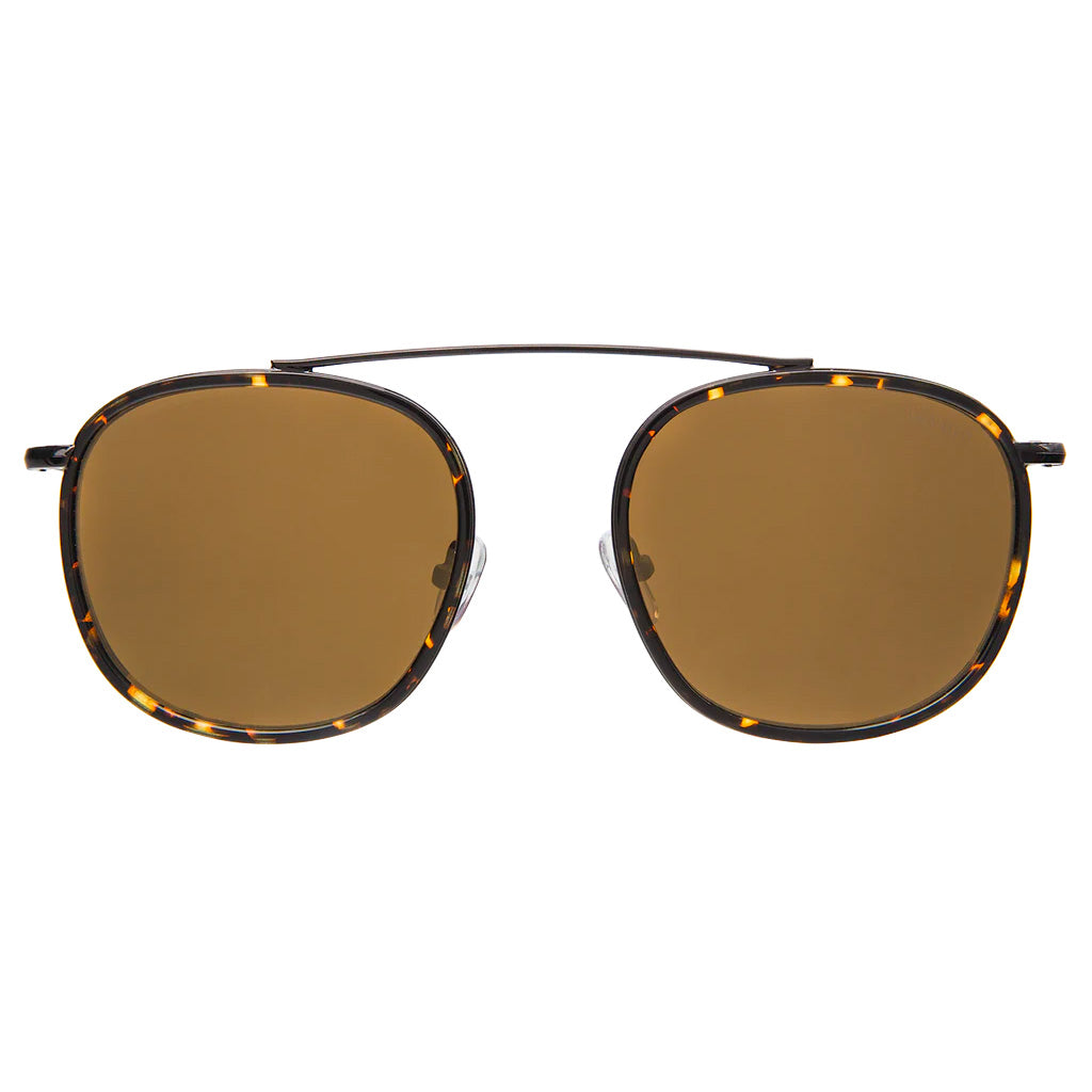 Mykonos Ace flame black w gold mirror lenses