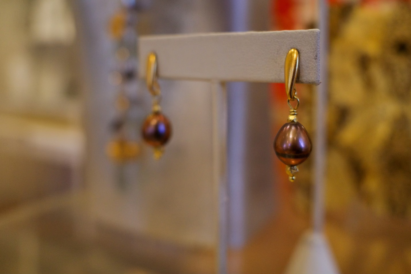 Fresh Water Tahitian Pearl Earrings