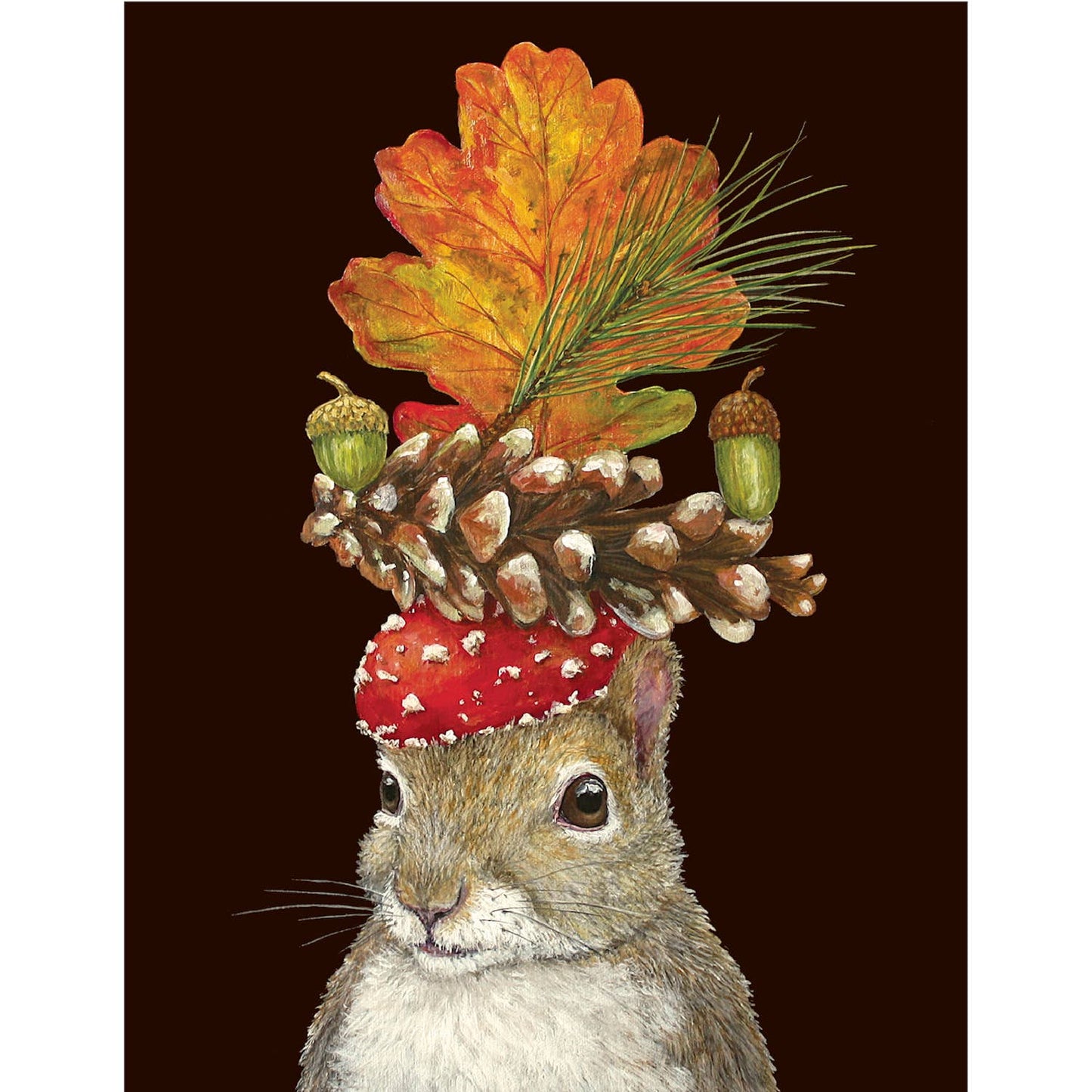 Autumn Squirrel Card