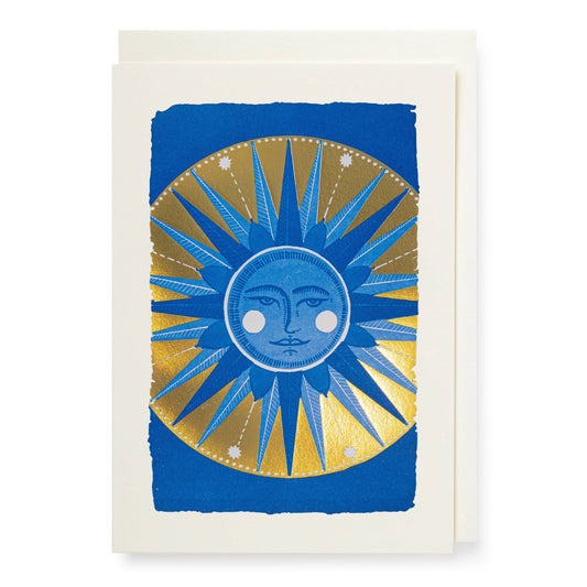 Golden Sun Notelet Card