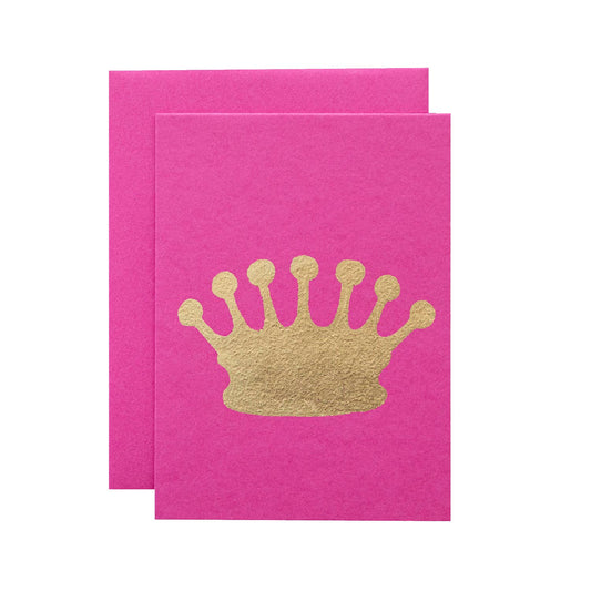 Pink Crown Card